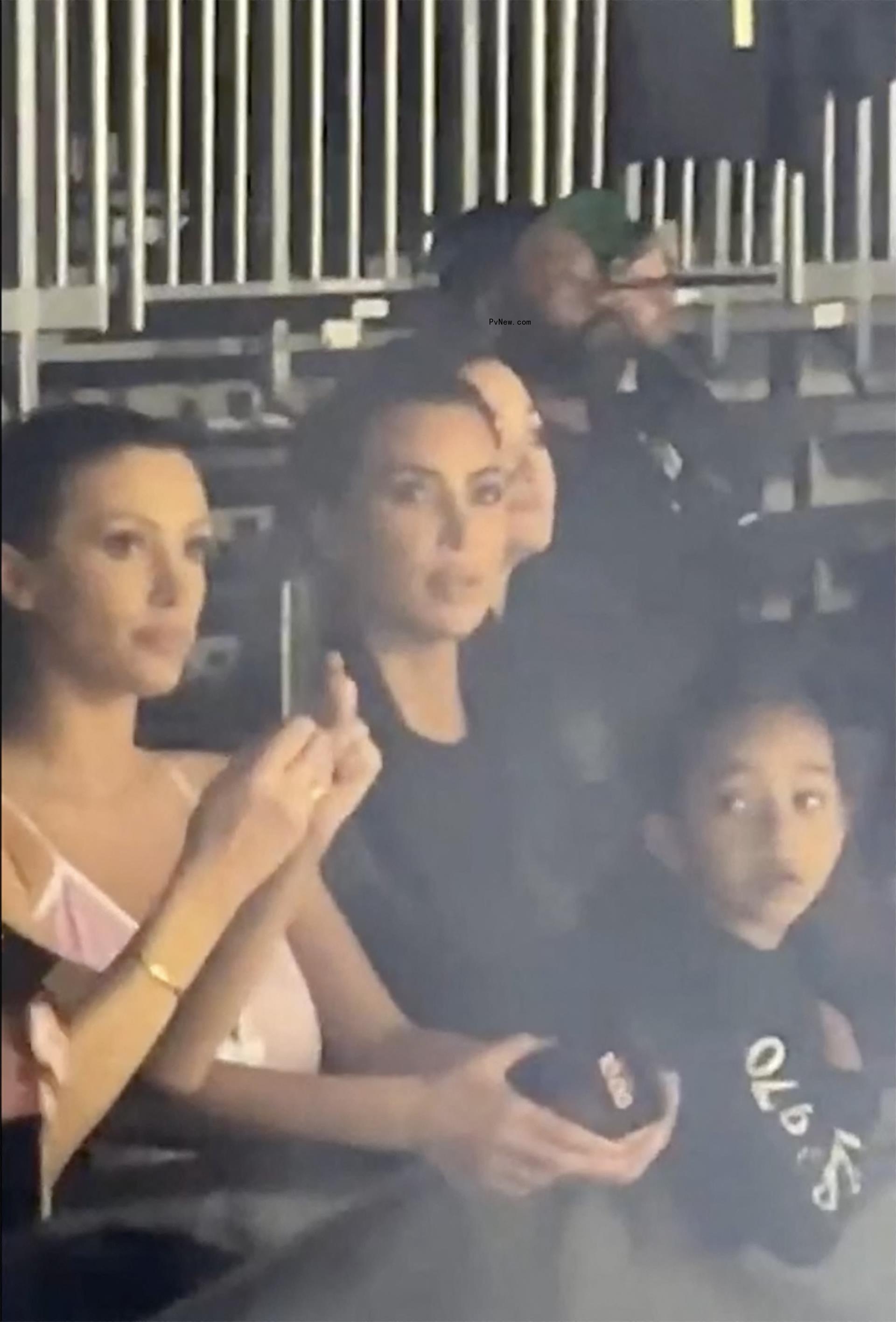 bianca censori, kim kardashian and chicago west