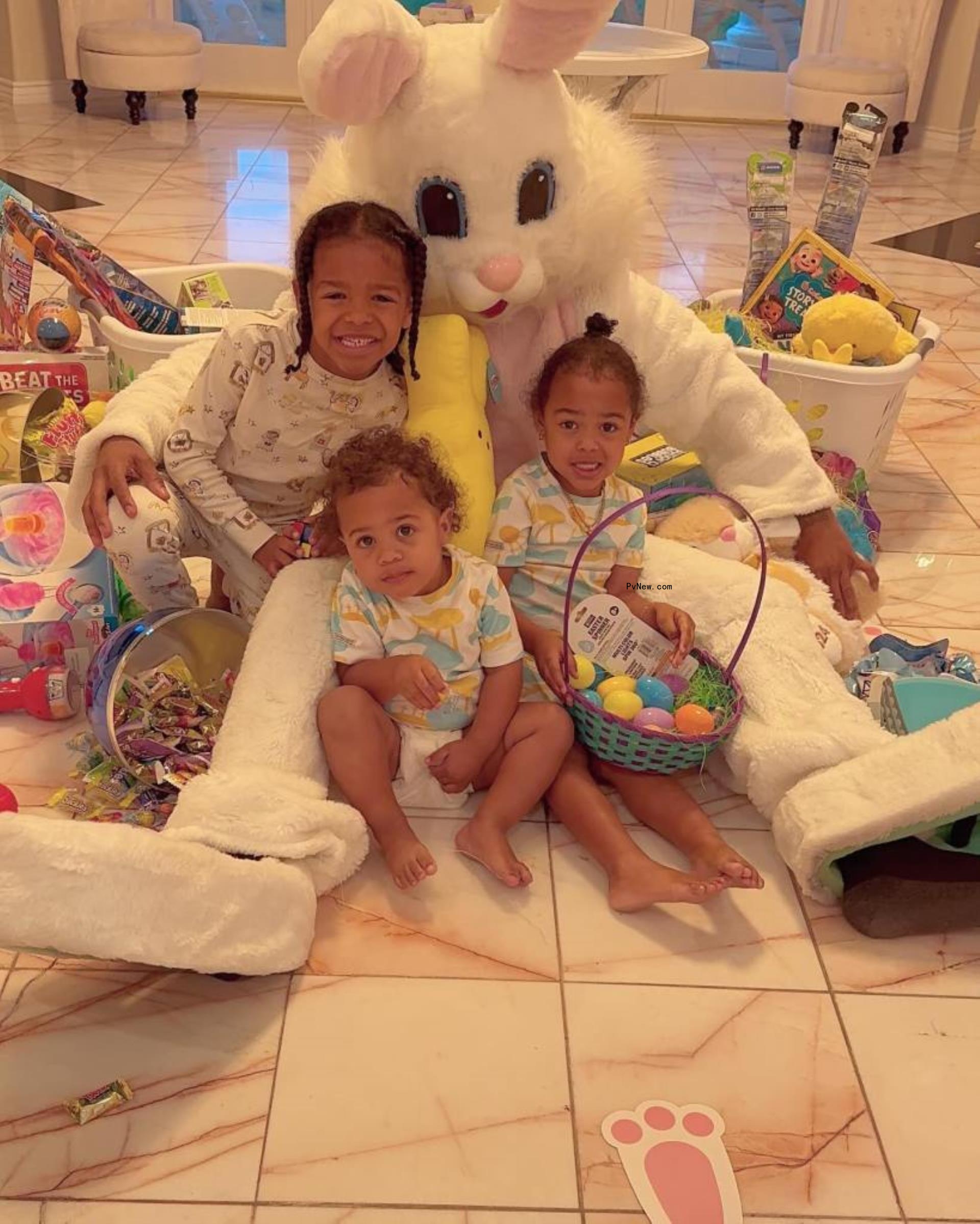 Dad of 12 Nick Cannon makes the rounds as he dresses up as Easter bunny, spends holidays with all his kids