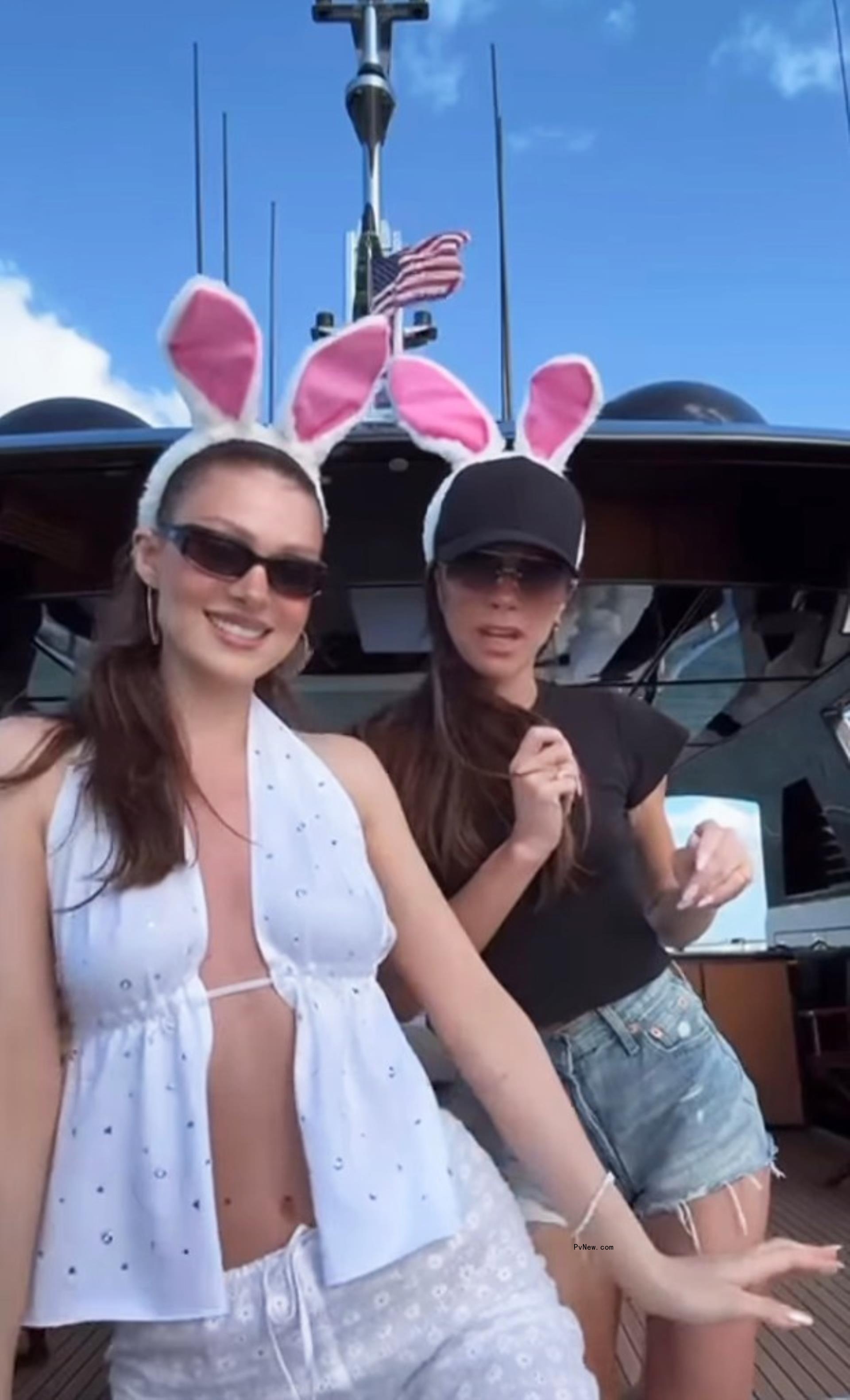 Nicola Peltz and Victoria Beckham