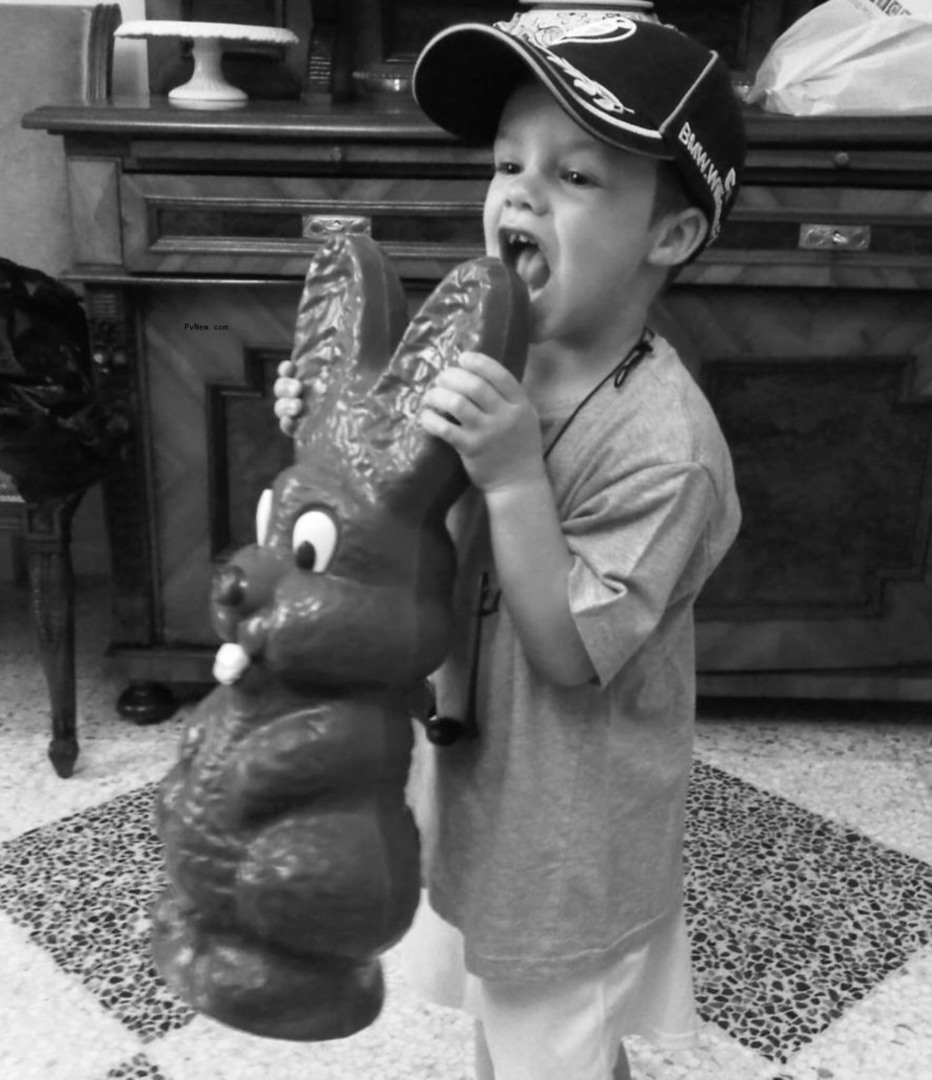 The Beckham family celebrating Easter