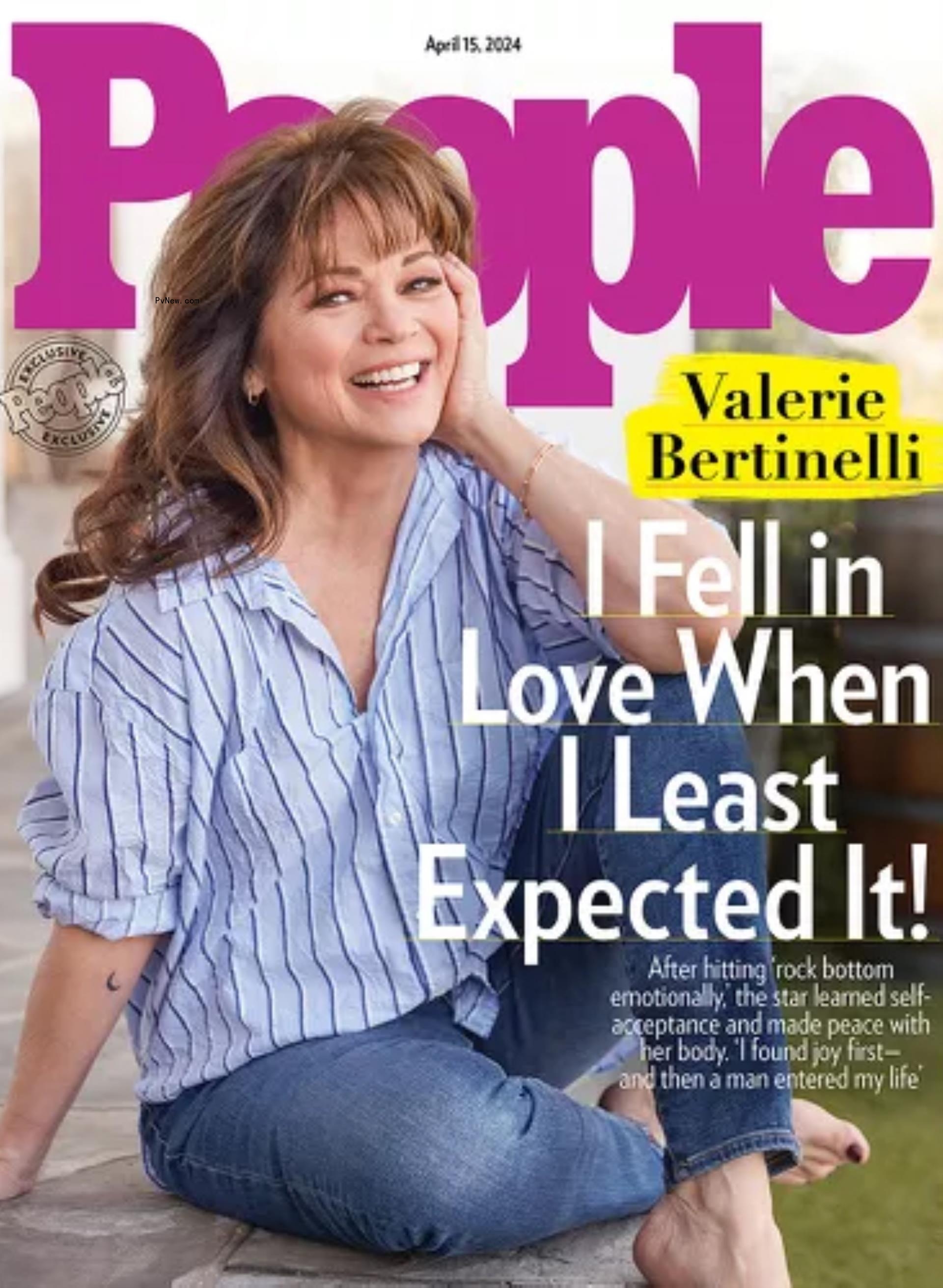 Valerie Bertinelli on the cover of April 2024 People Magazine