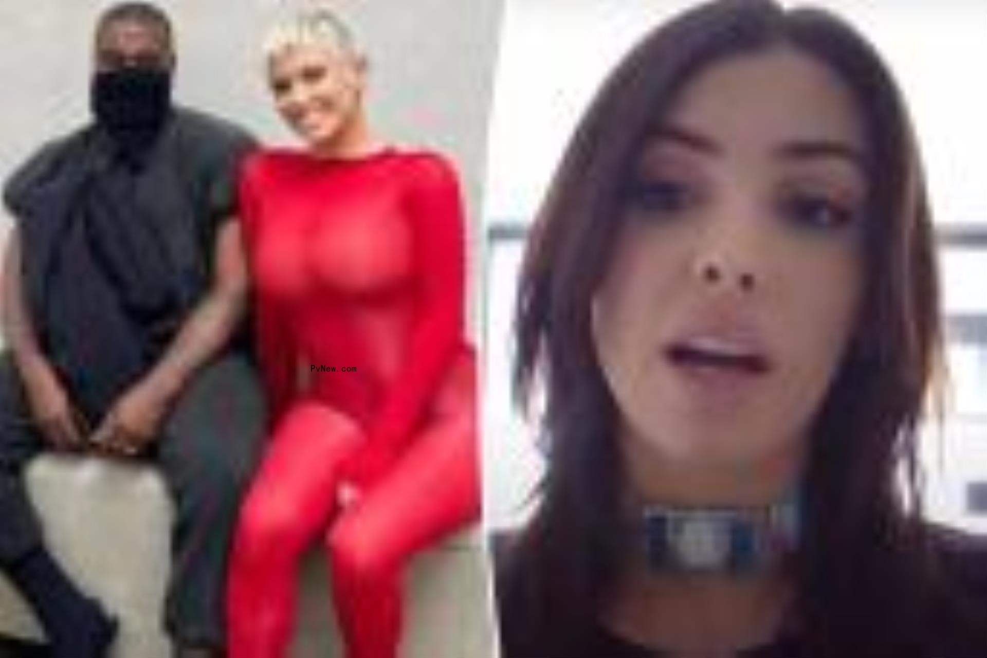 Kanye West and Bianca Censori