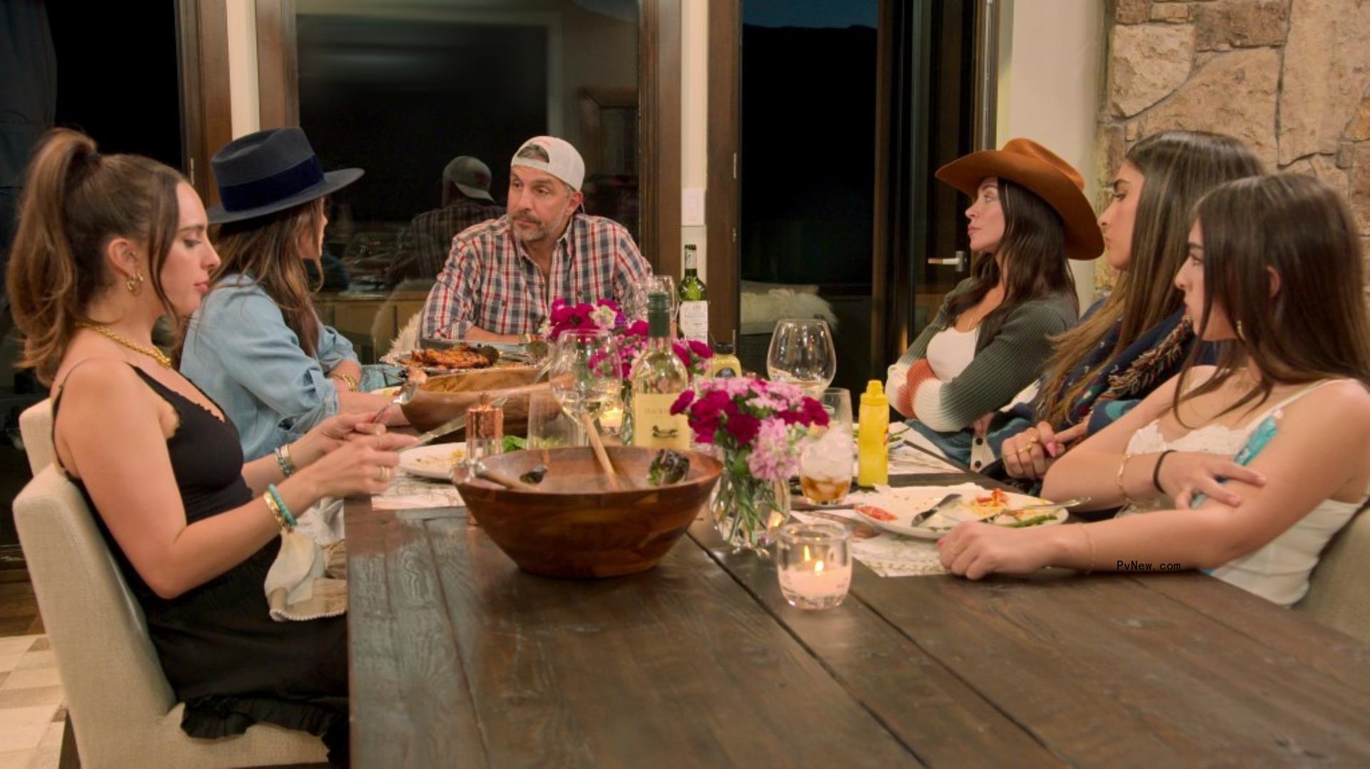 Alexia Umansky, Kyle Richards, Mauricio Umansky, Farrah Brittany, Sophia Umansky, Portia Umansky 