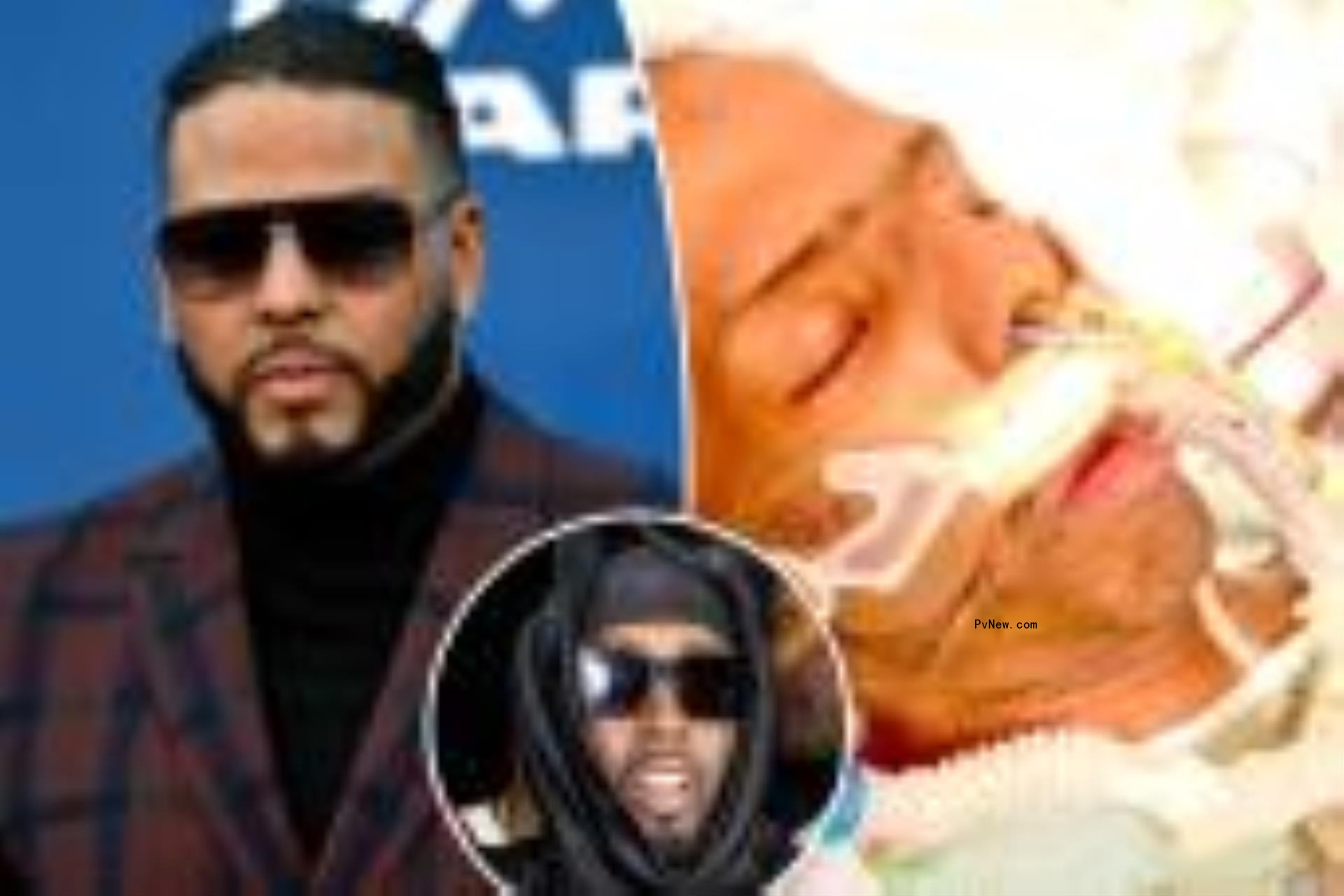 Al B. Sure! with an inset of Sean 