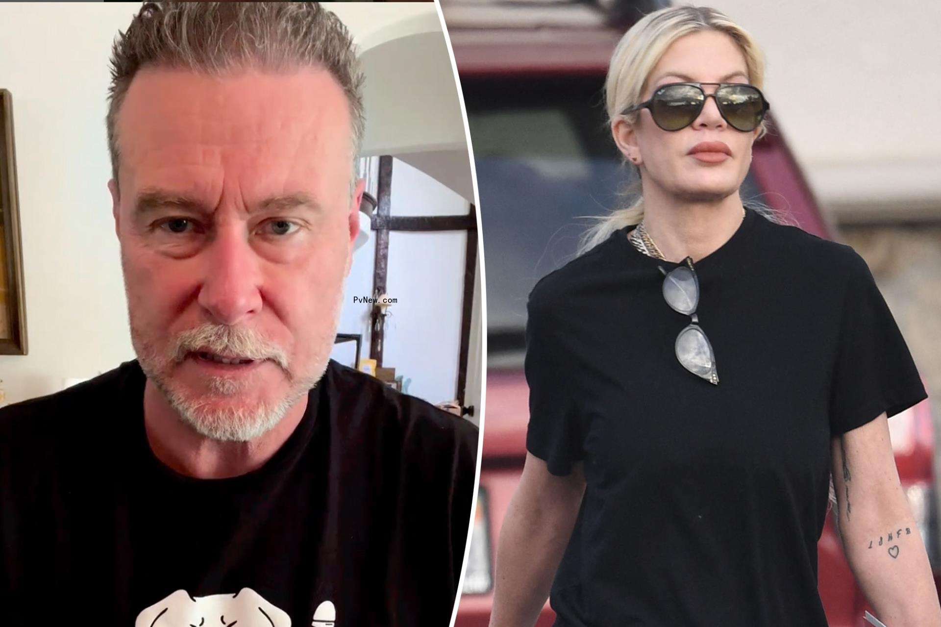 Dean McDermott speaks out after Tori Spelling informs him mid-podcast that she filed for divorce