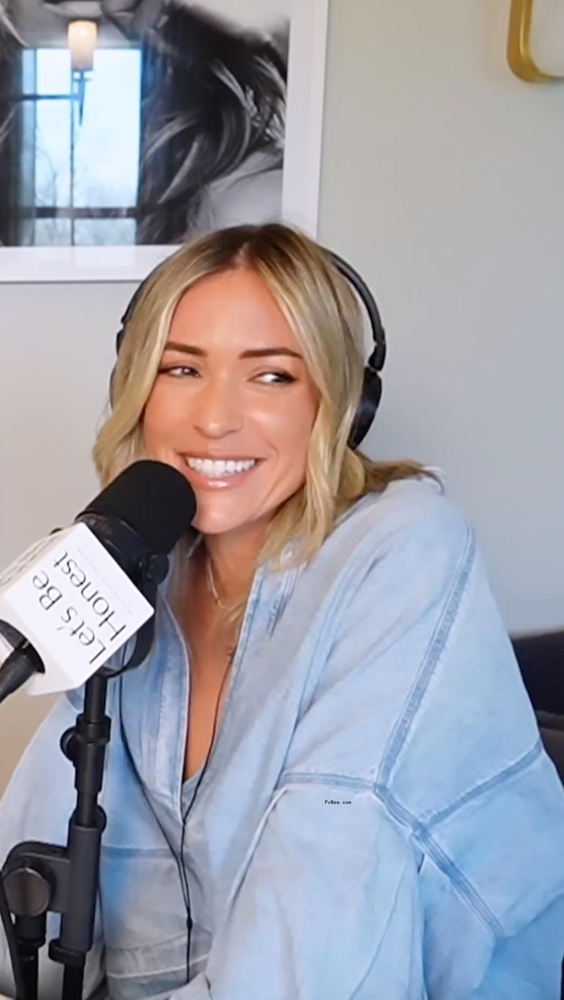 Kristin Cavallari on her podcast.