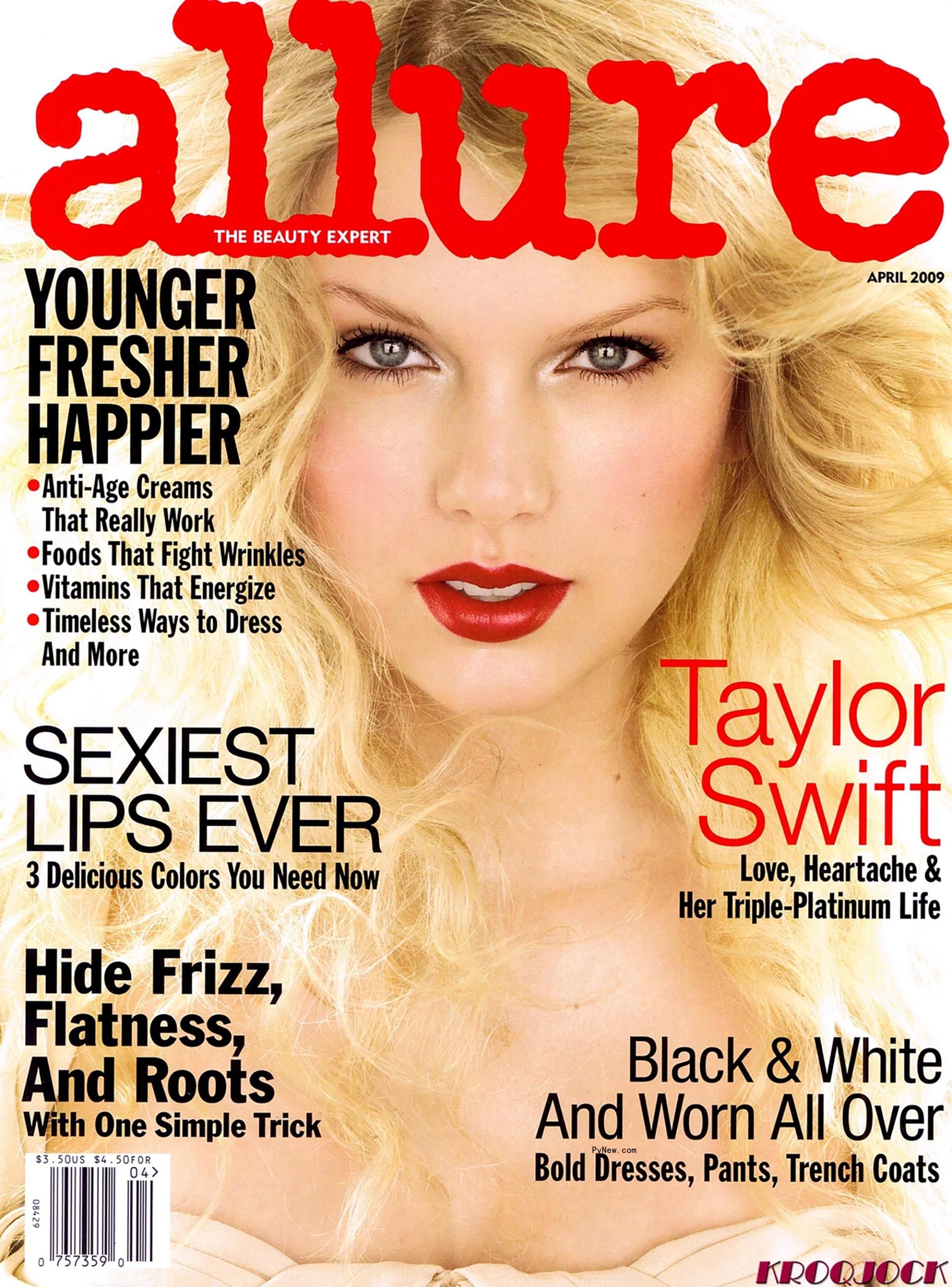 Taylor Swift 2009 Allure cover