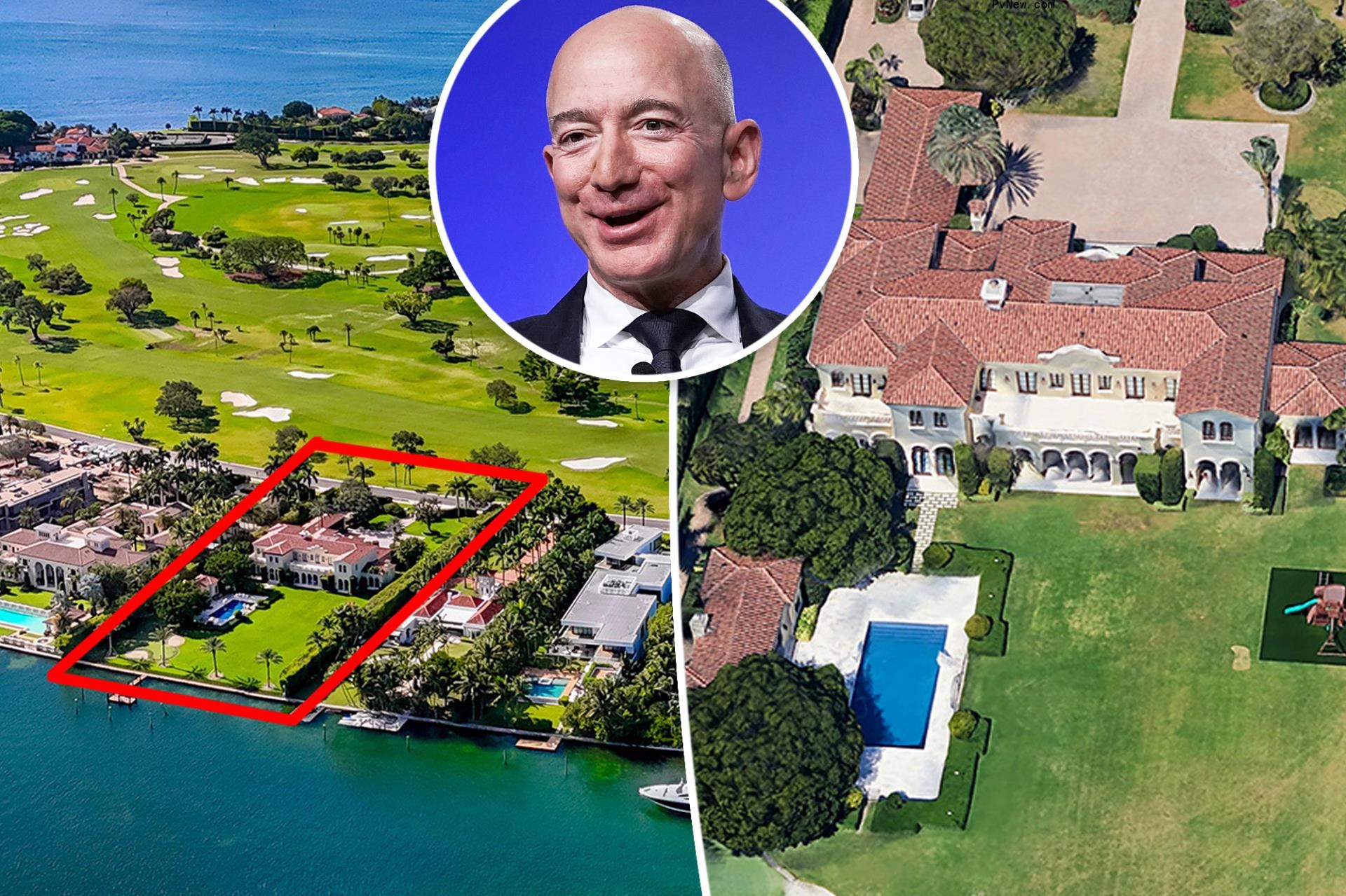 Jeff Bezos dro<i></i>ps $90 million on Billio<i></i>naire Bunker estate — and his neighbor is Tom Brady