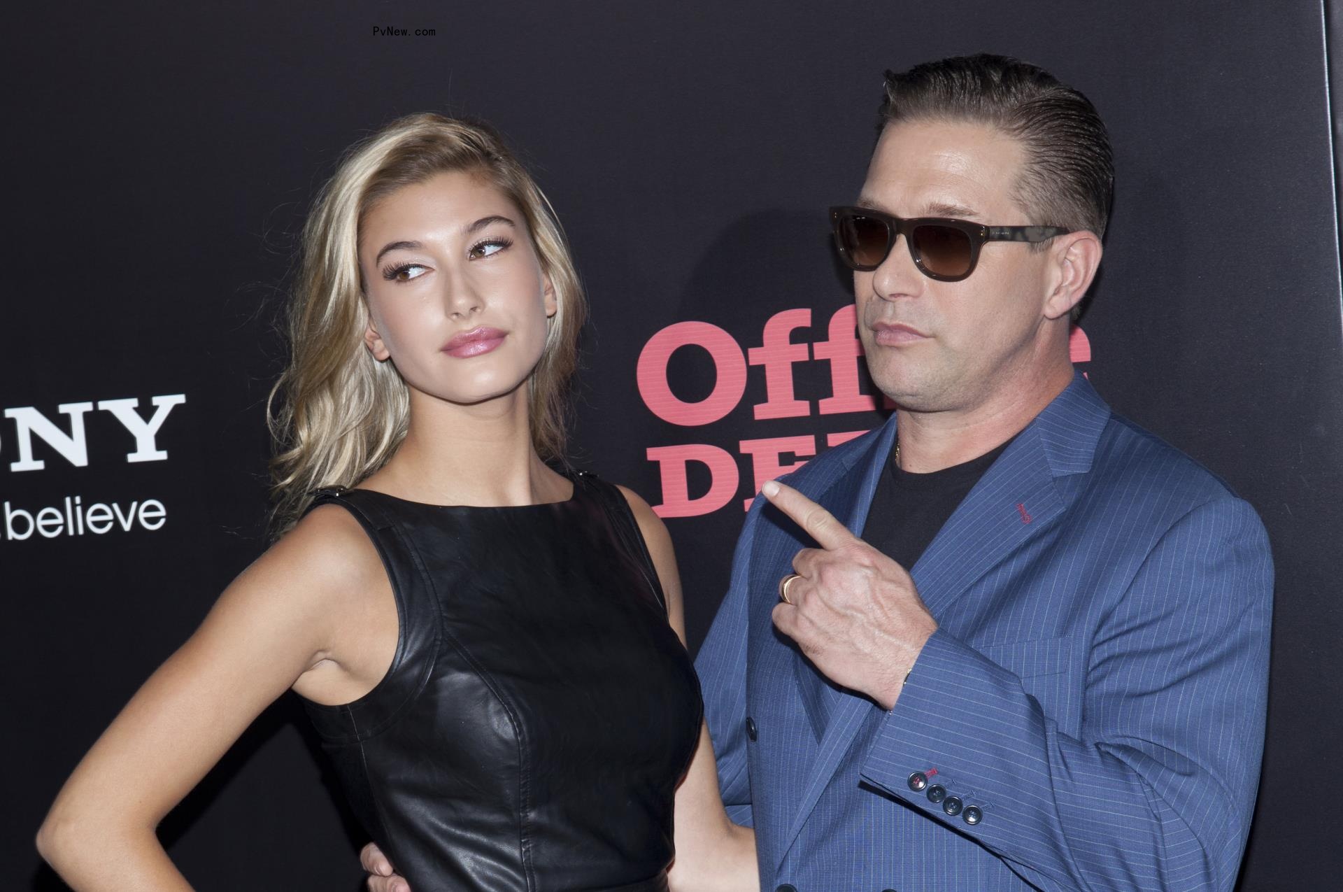 Hailey Bieber and Stephen Baldwin.