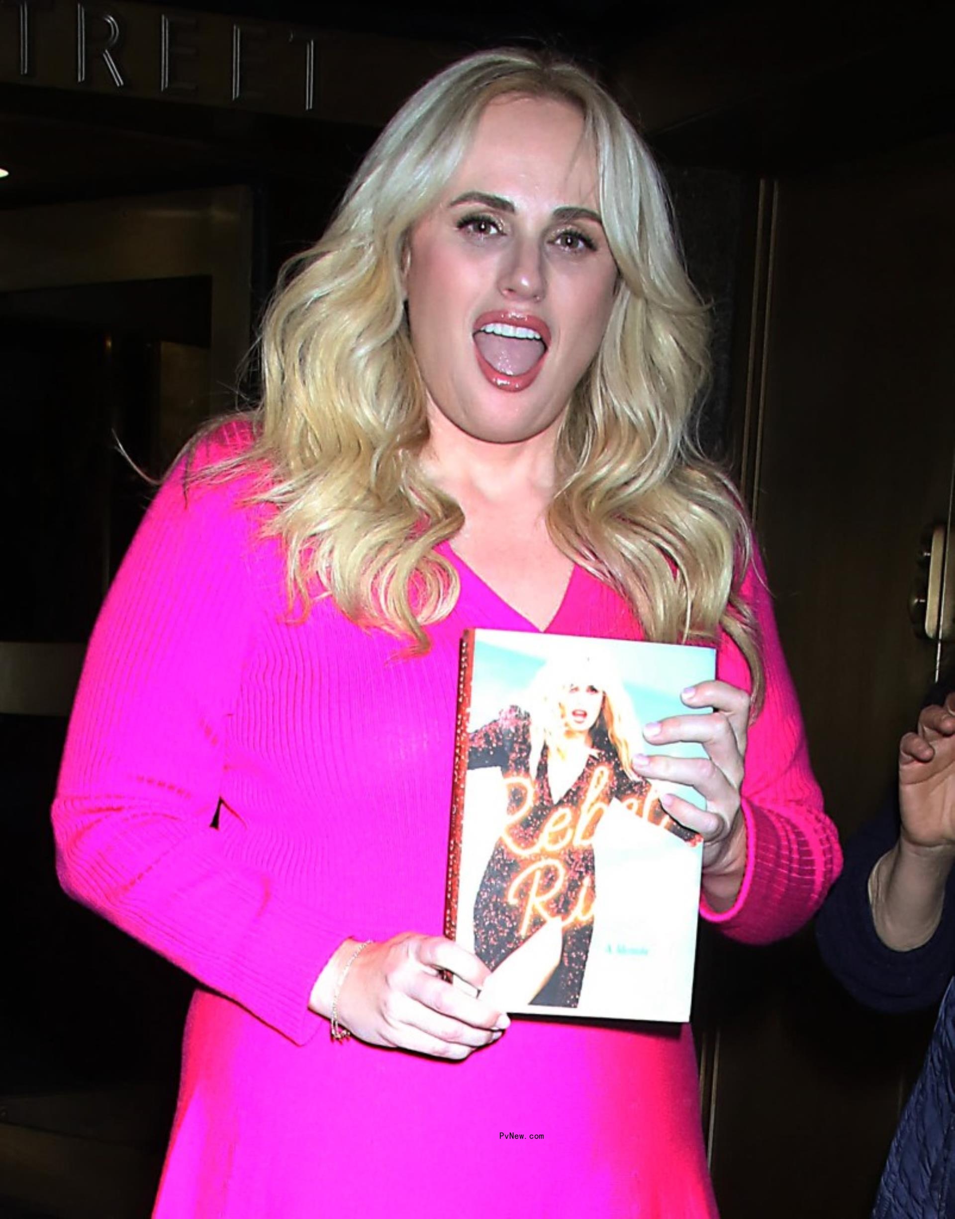 Rebel Wilson with her memoir 