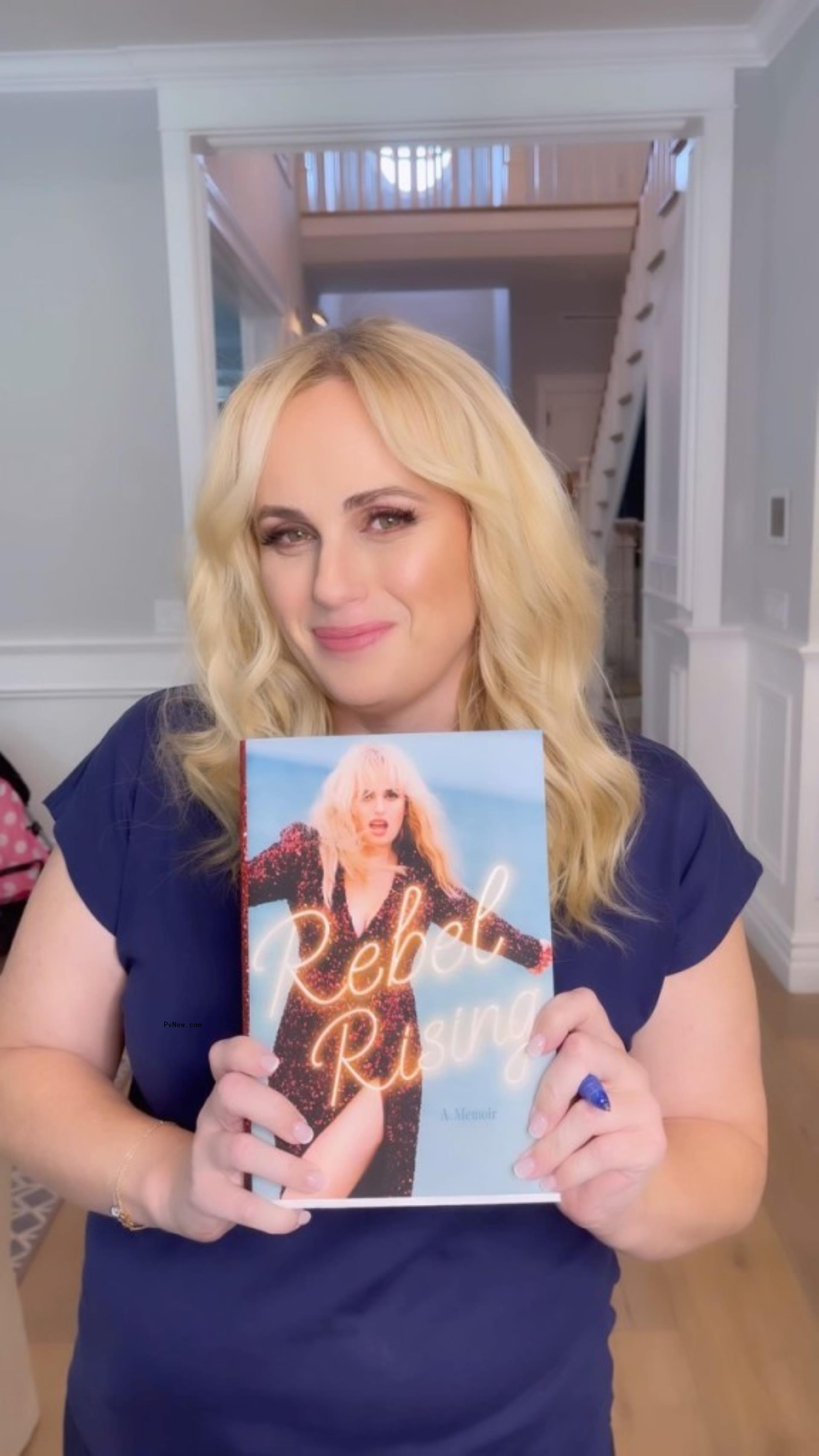 Rebel Wilson with her memoir 