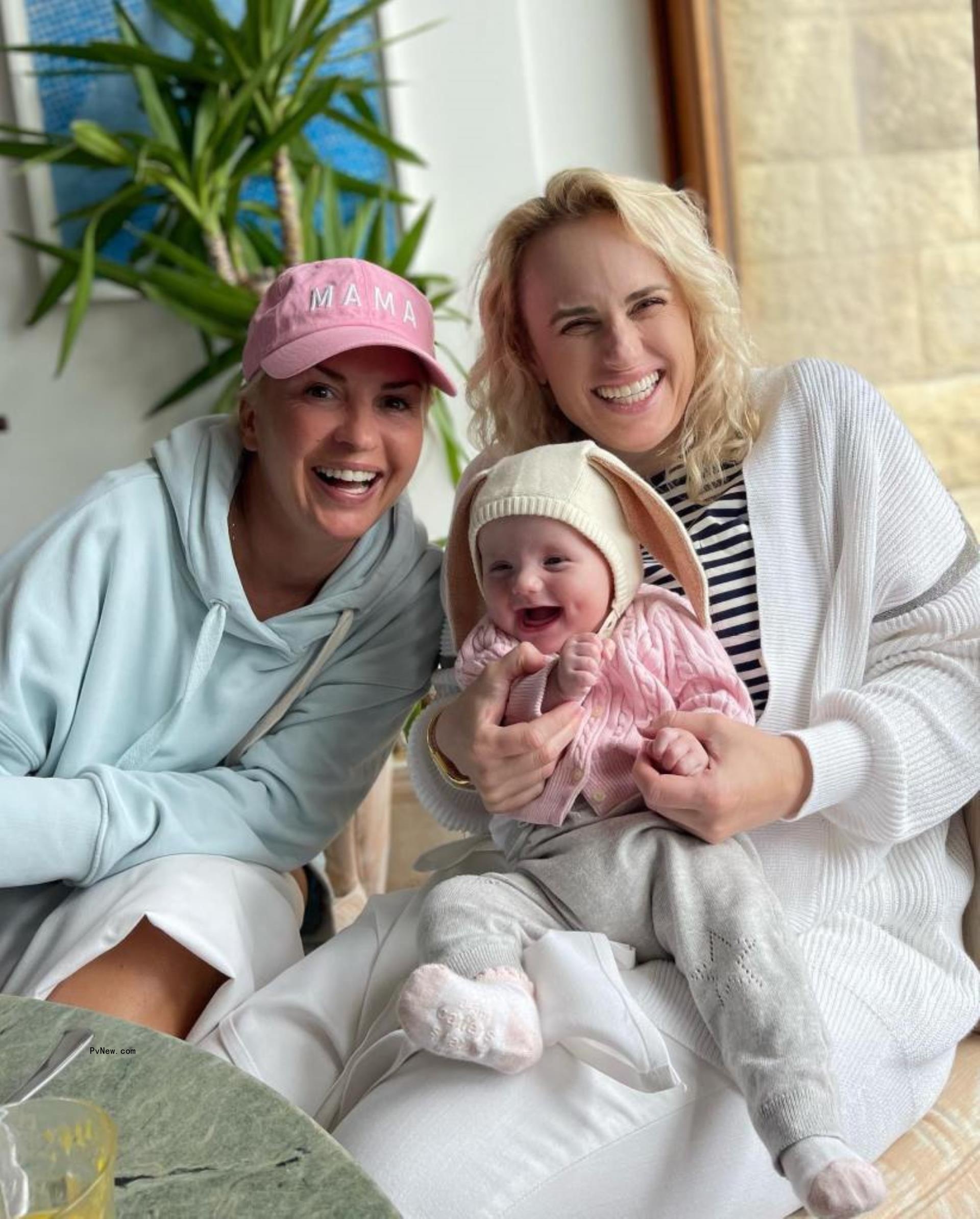 Rebel Wilson, her baby and Ramona Agruma