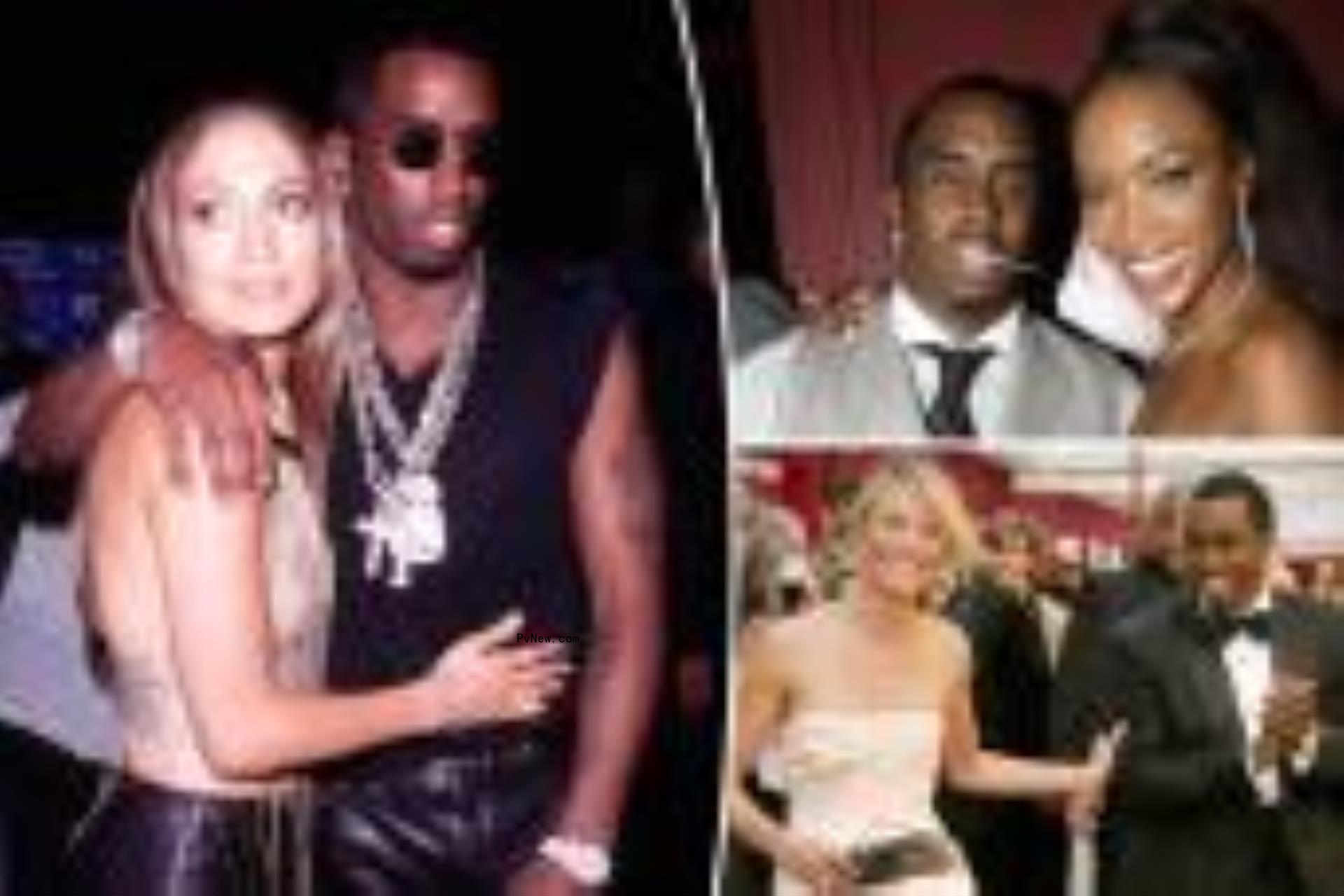 Richelieu Dennis on the left and Sean Combs on the right.