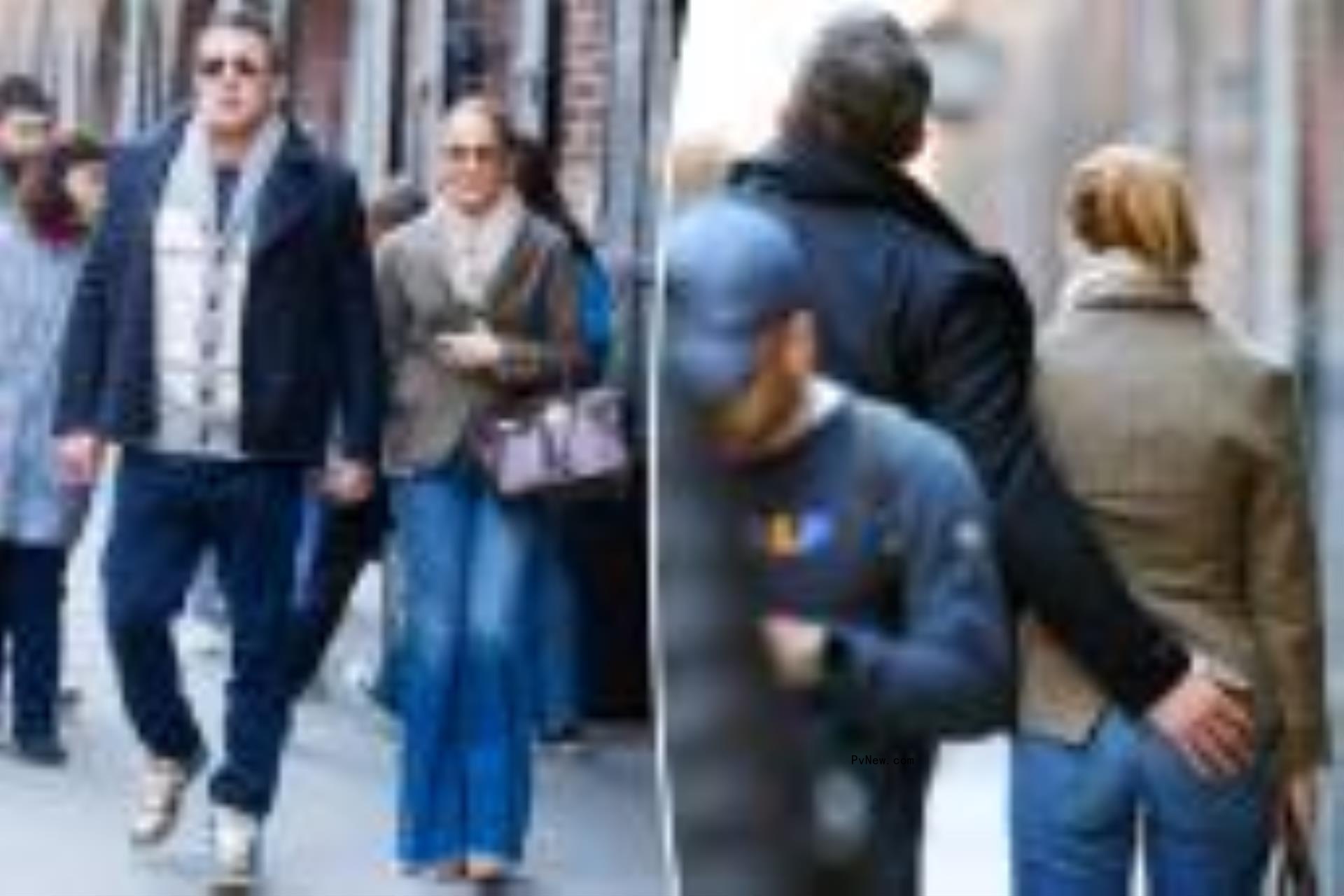 Jennifer Lopez and Ben Affleck in Brooklyn.