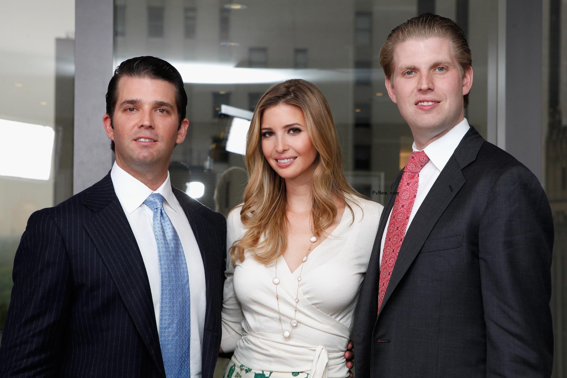 Do<i></i>nald Trump ,Jr., Ivanka Trump and Eric Trump