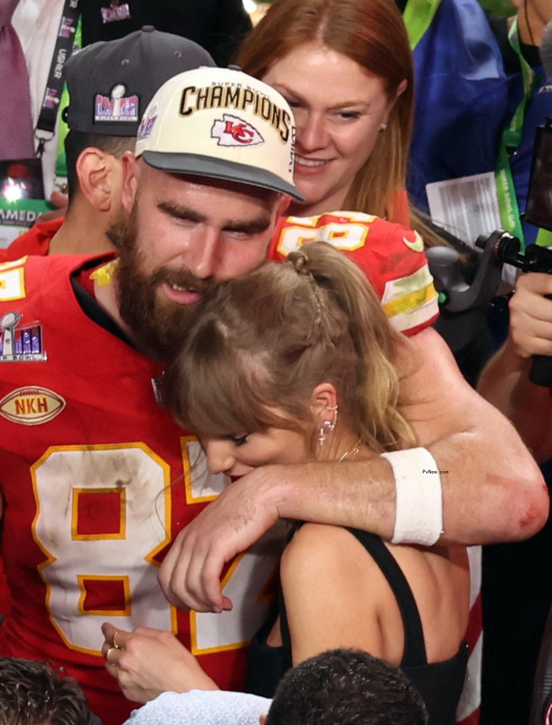 Taylor Swift and Travis Kelce