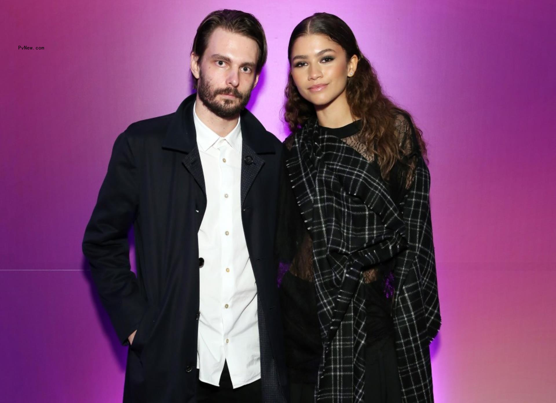 Sam Levinson and Zendaya at an event