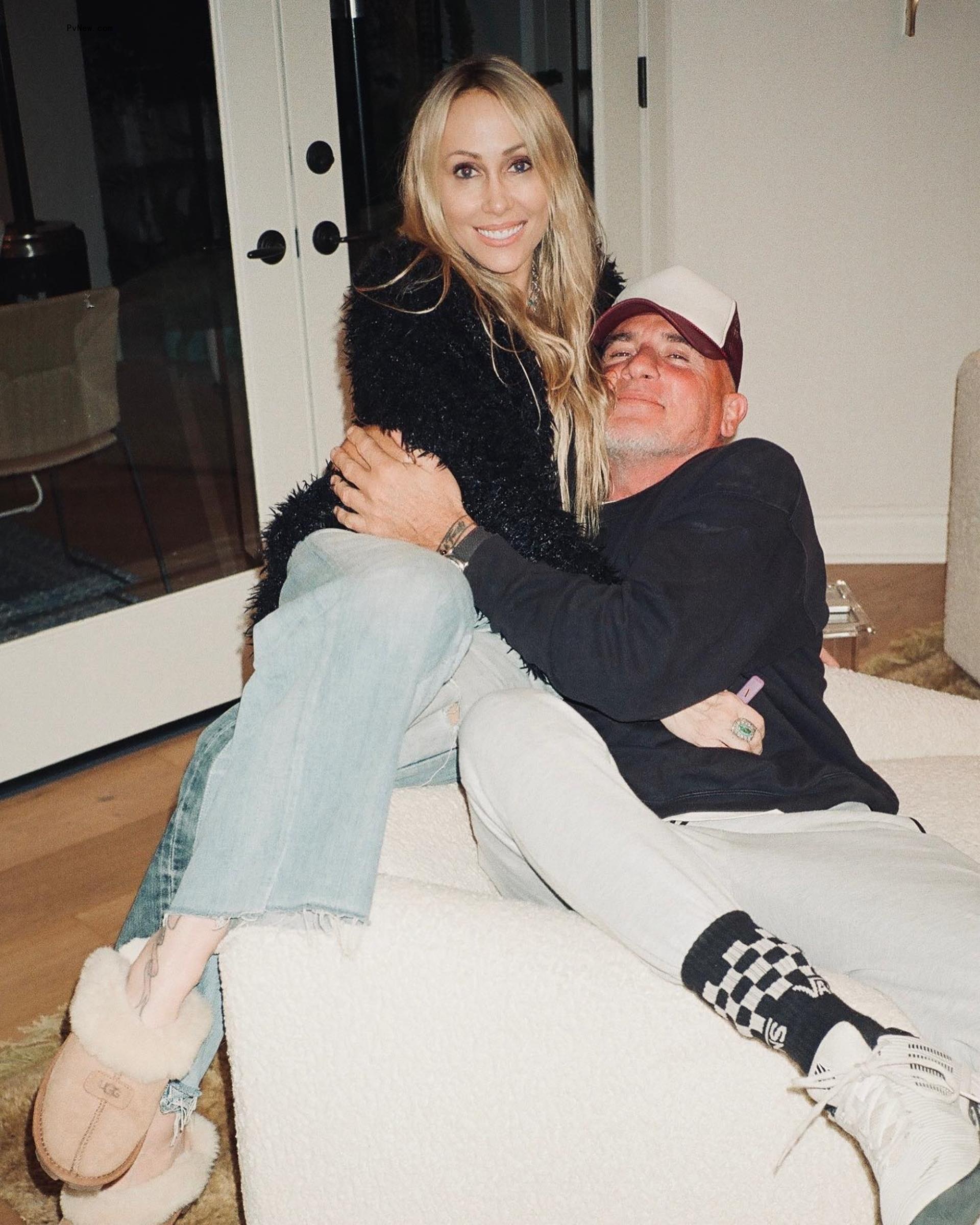 Tish Cyrus and Dominic Purcell 