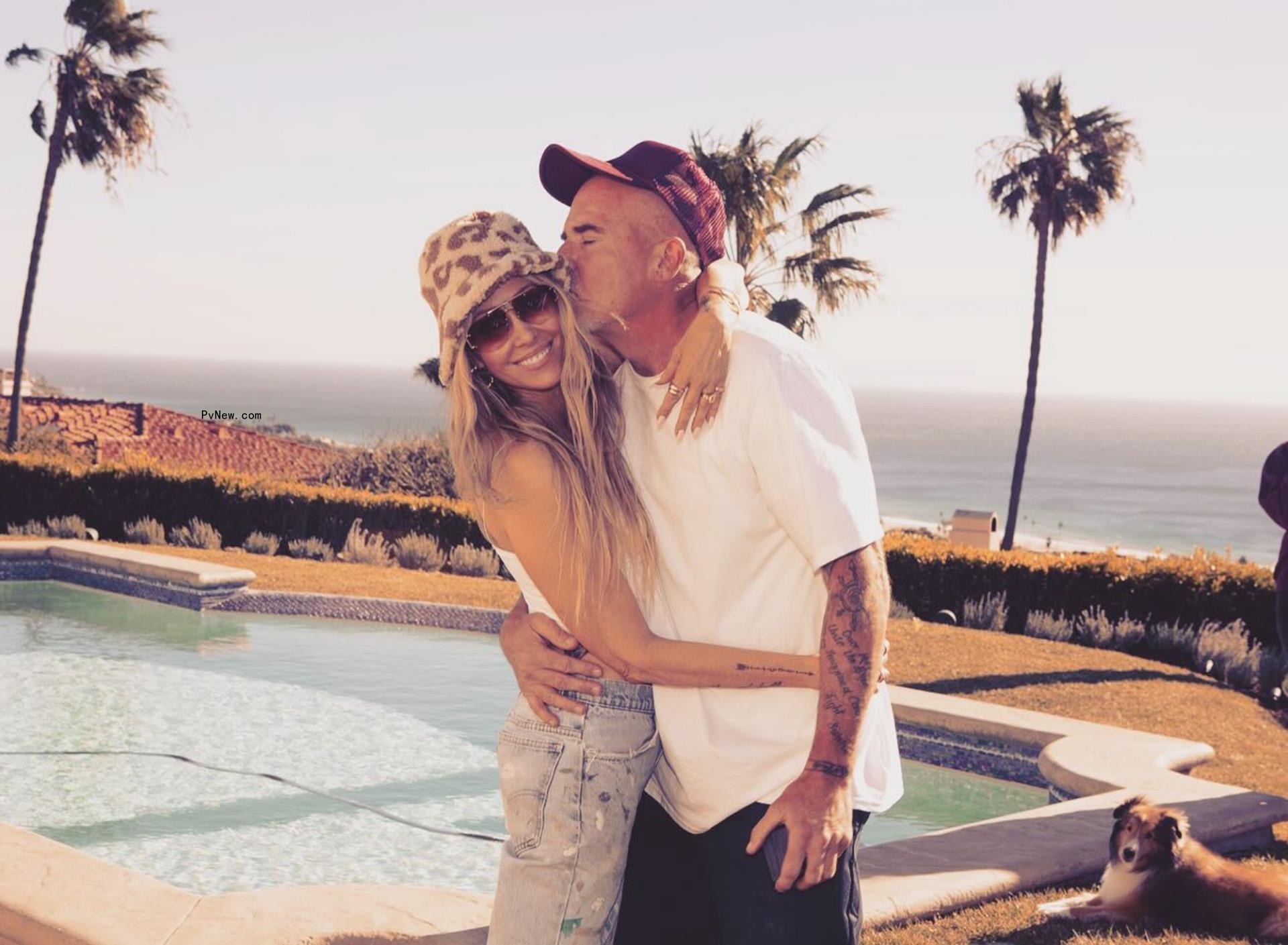 Tish Cyrus and Dominic Purcell