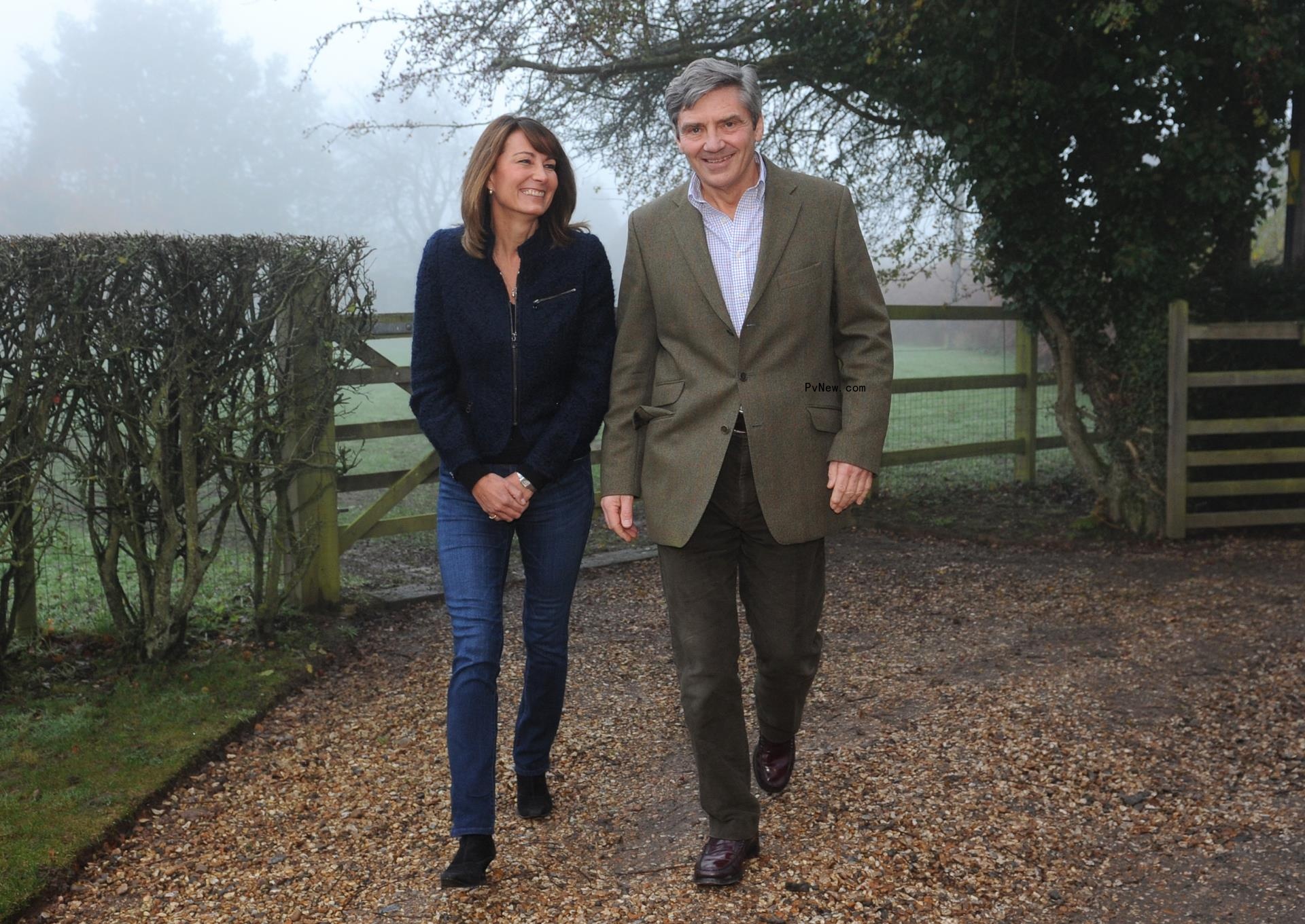 Carole Middleton and Michael Middleton