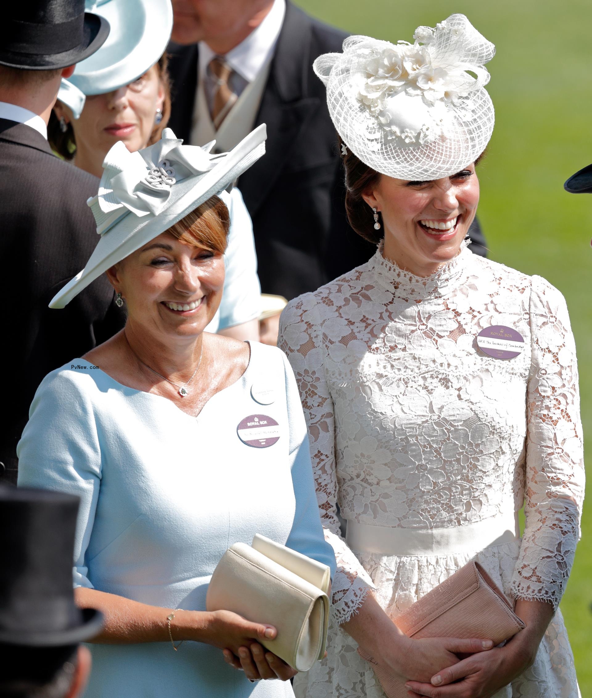 Kate and Carole Middleton