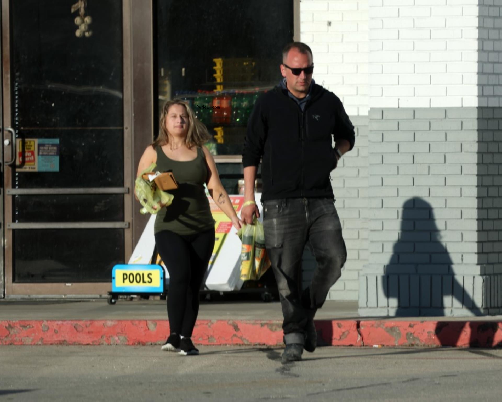 Gypsy Rose Blanchard and ex-fiancé Ken Urker in South Louisiana on Wednesday. 
