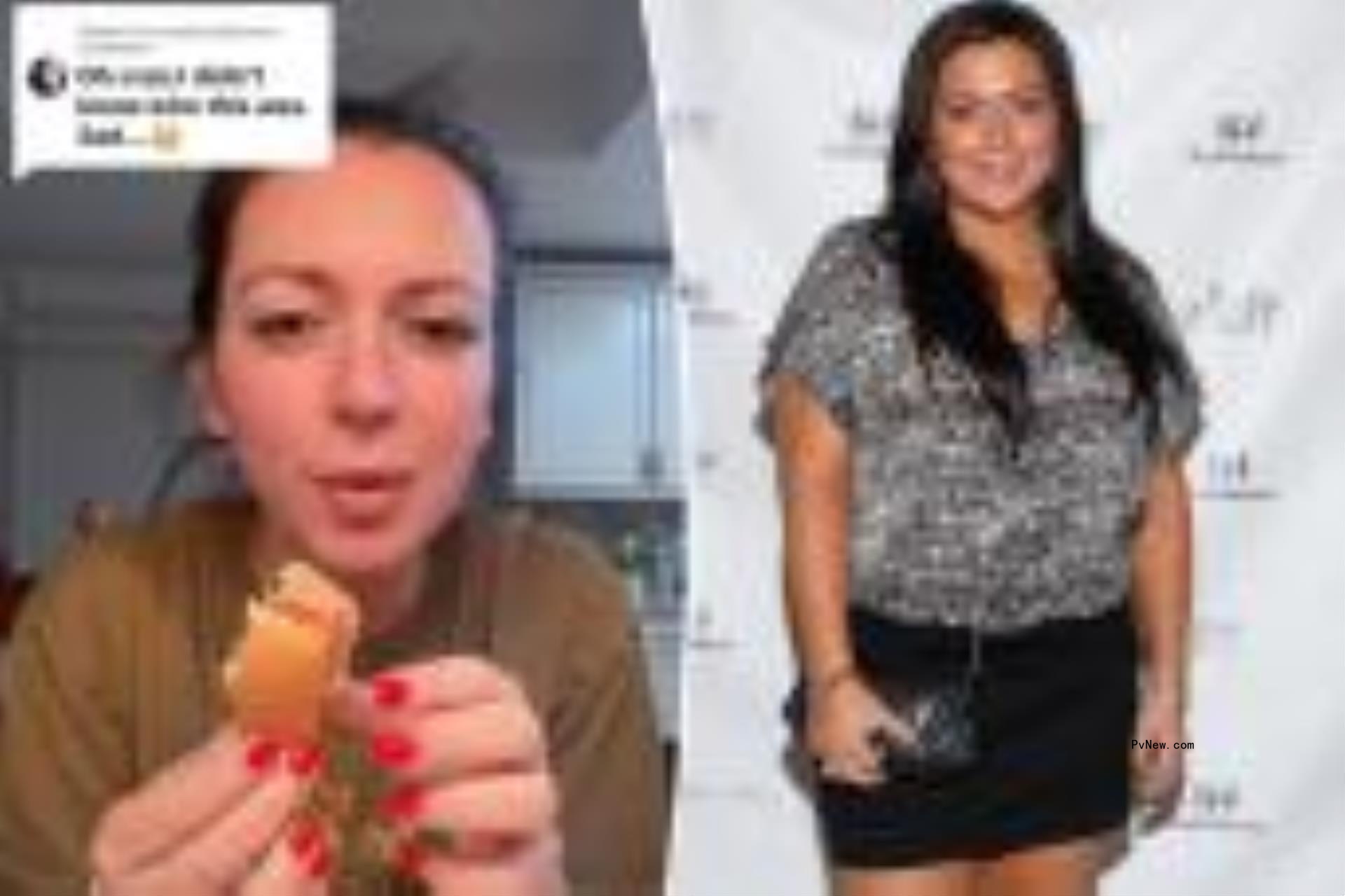 Lauren Manzo before and after her weight loss.