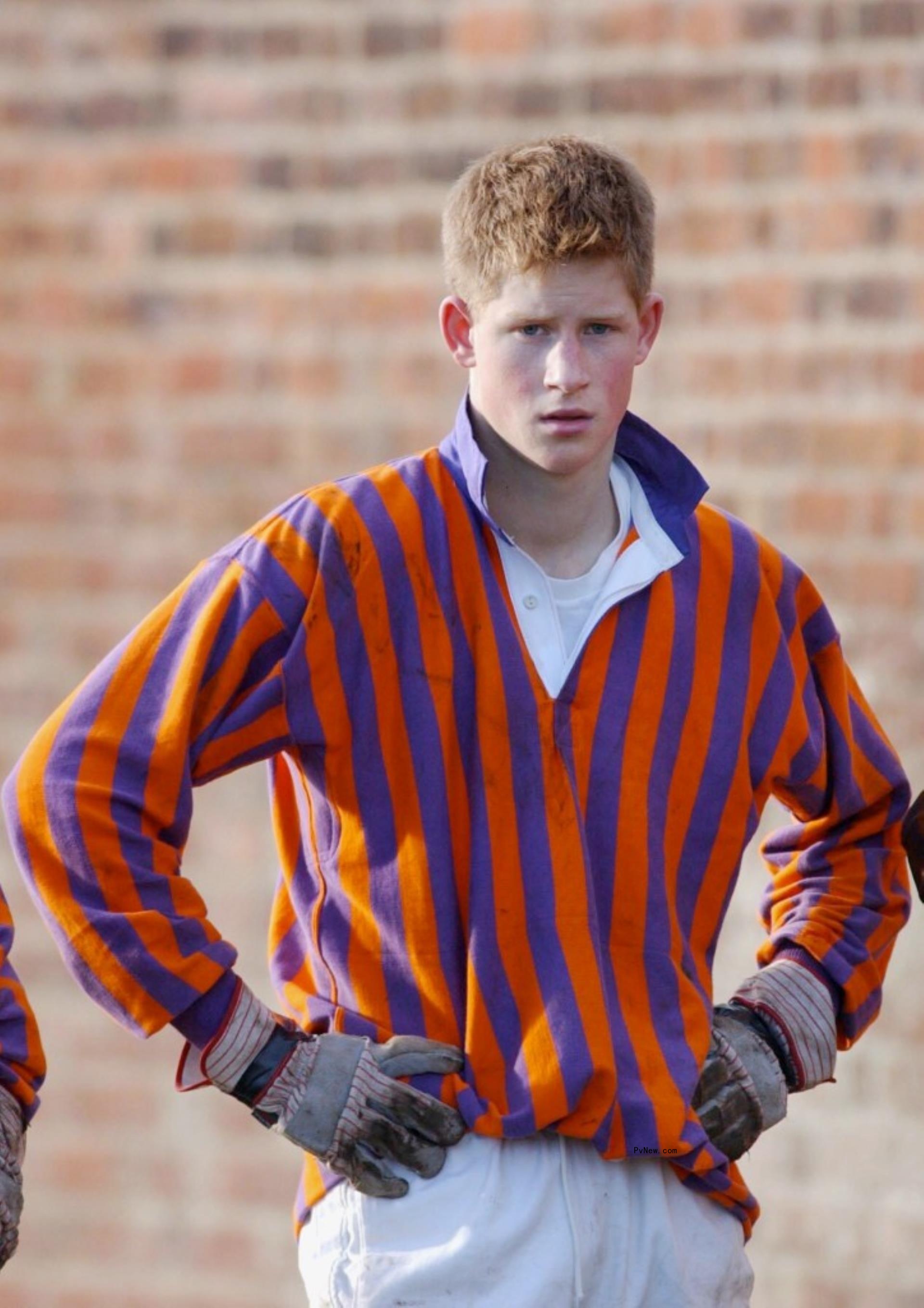 Prince Harry as a teen. 