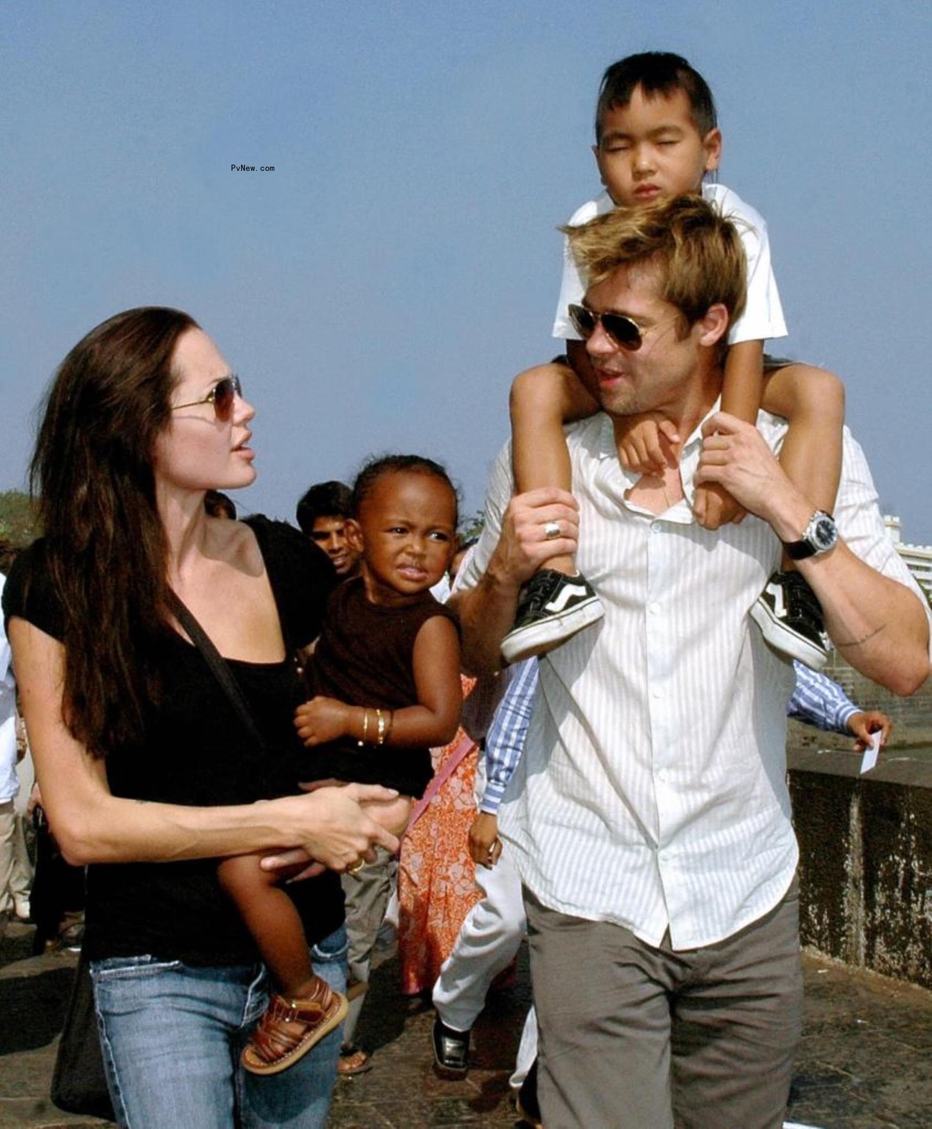 Angelina Jolie and Brad Pitt