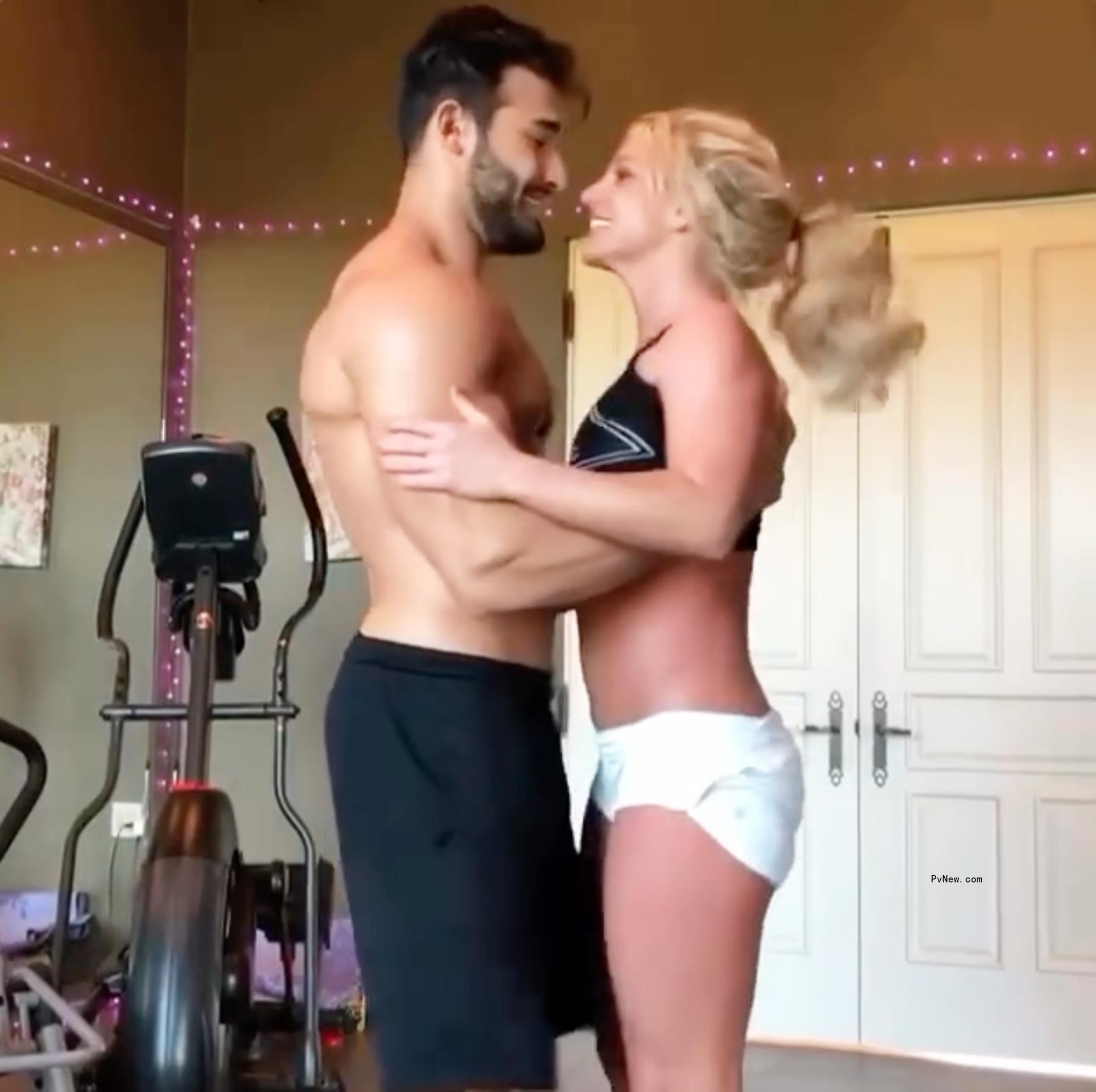 Britney Spears and Sam Asghari