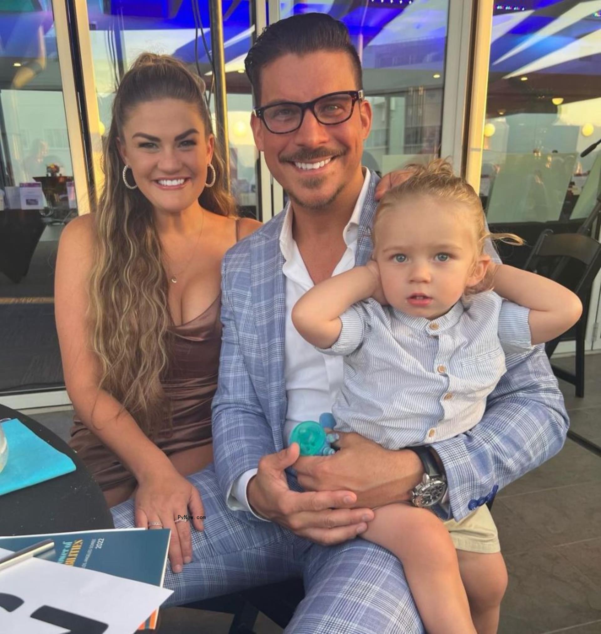 Jax Taylor and Brittany Cartwright with their son Cruz. 
