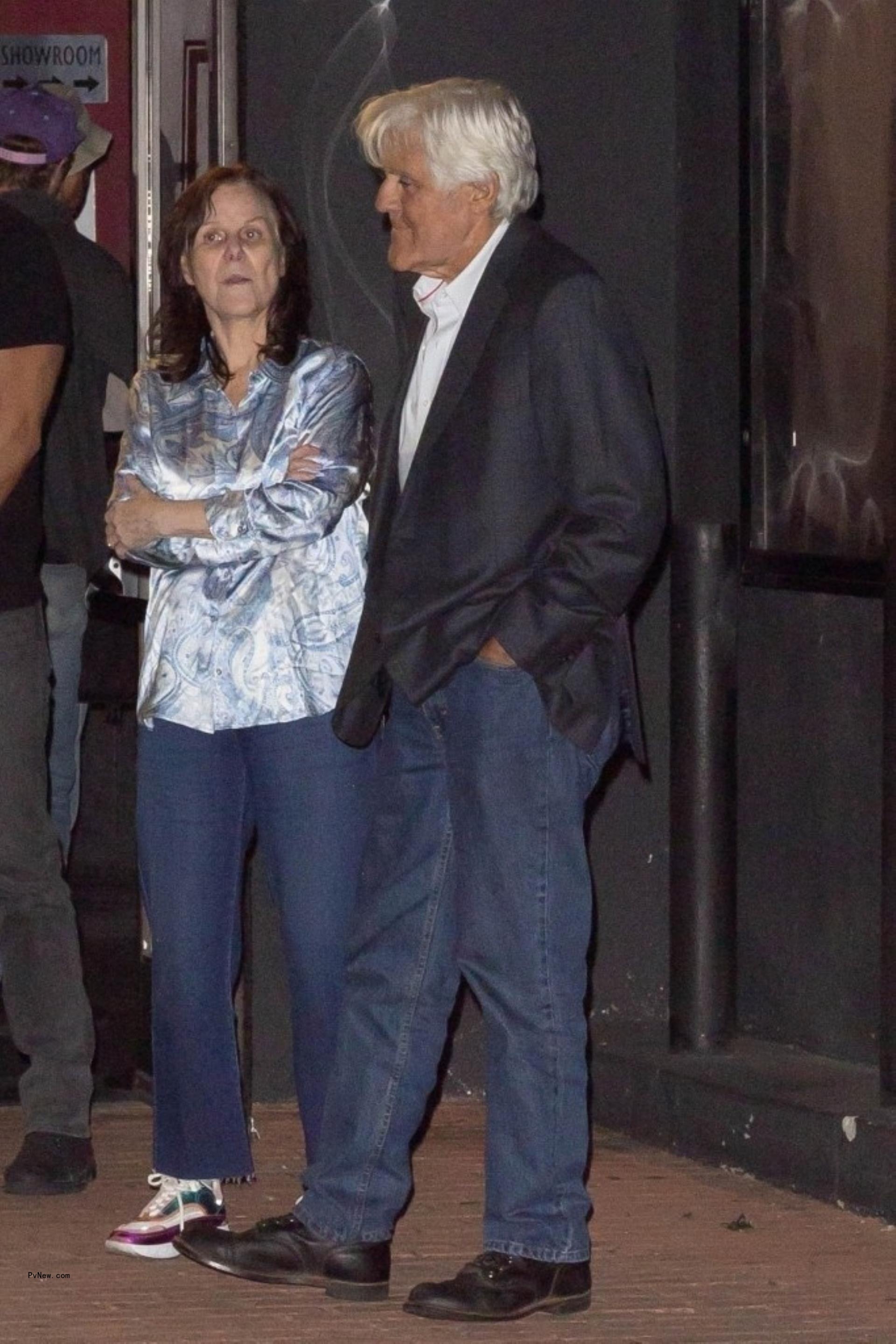 Jay Leno with his wife