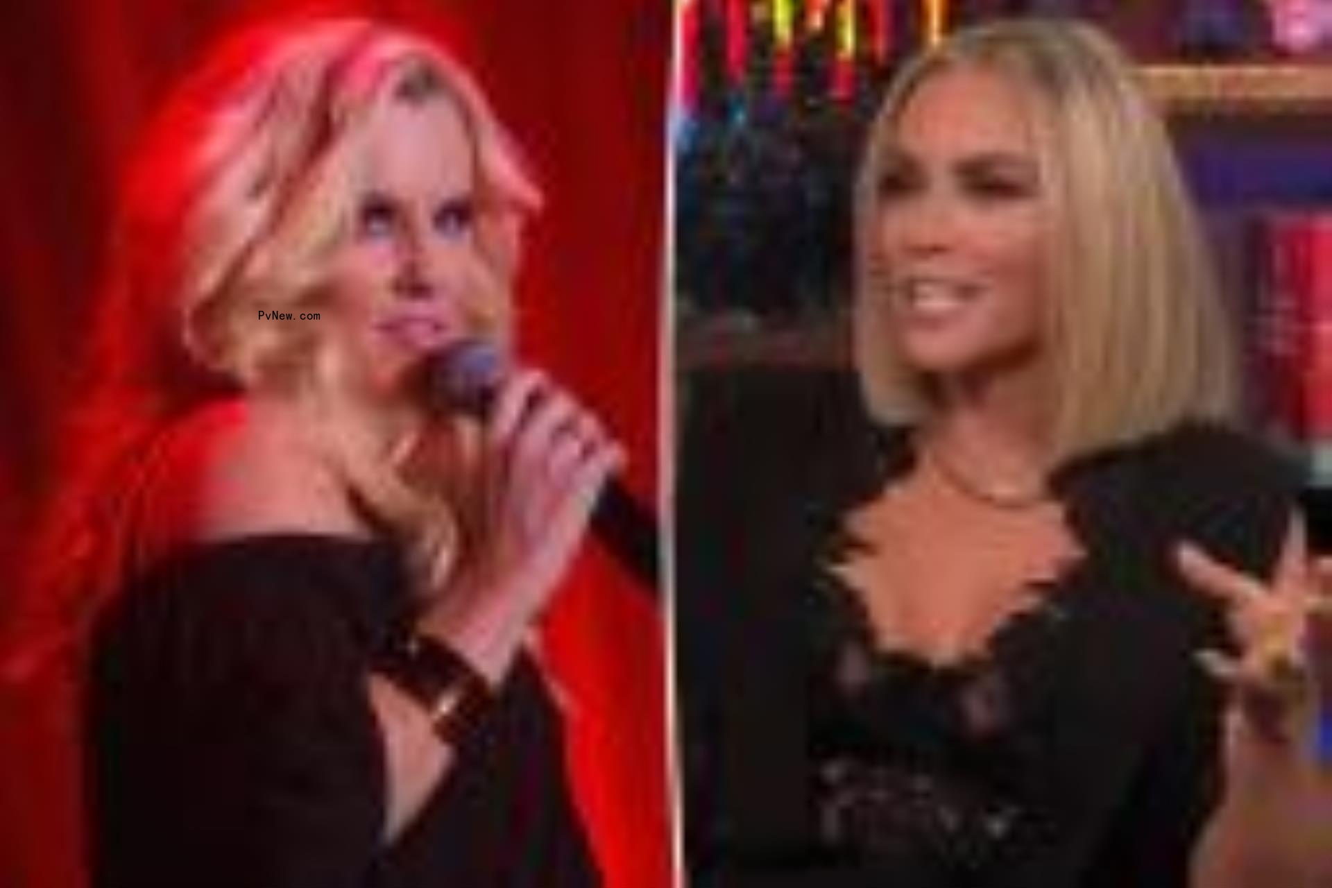 Jenny McCarthy split image.