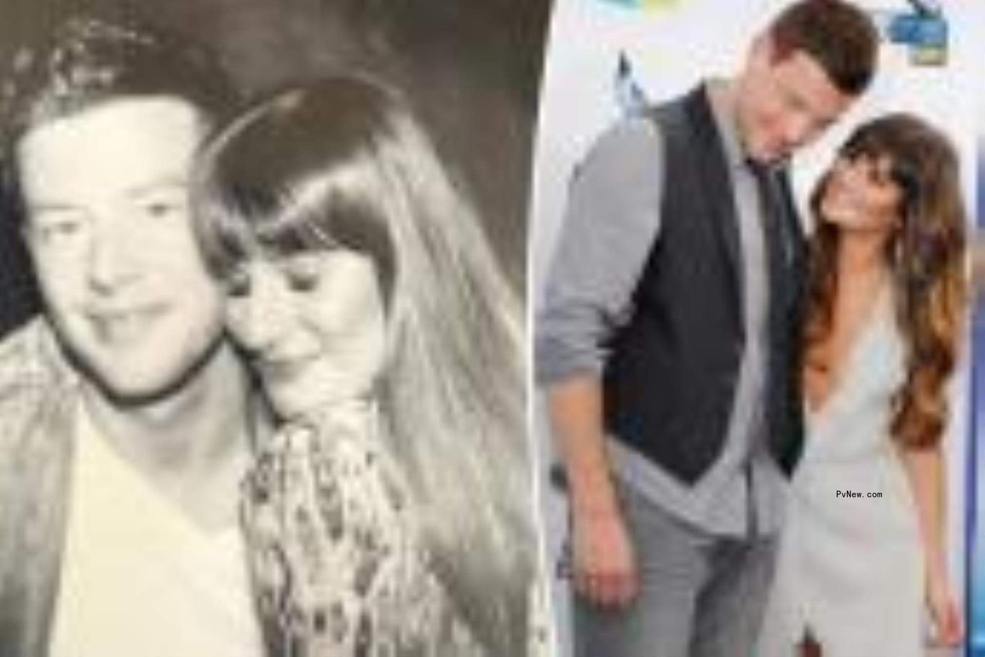 Lea Michele and Cory Monteith