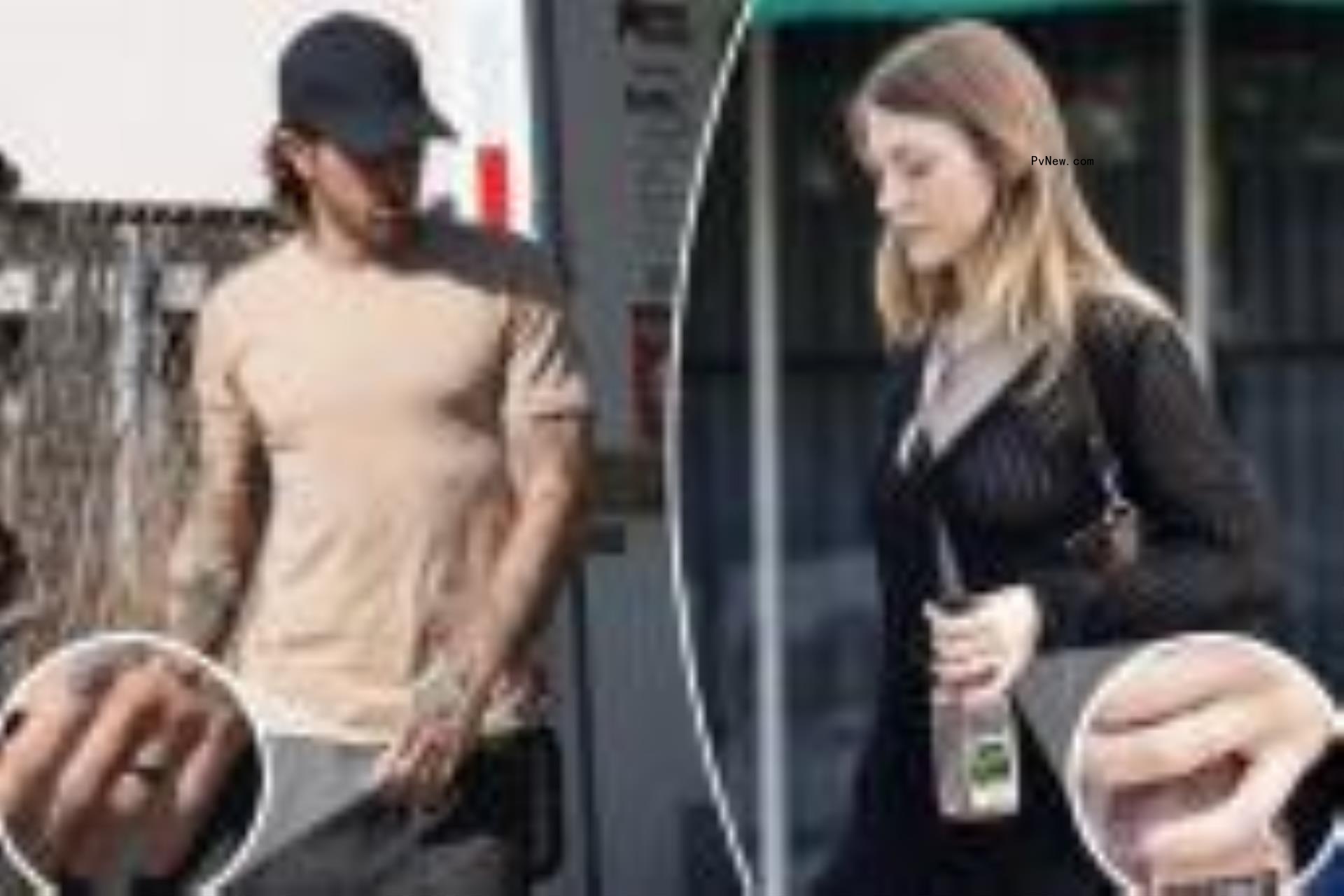 Frances Bean and Riley Hawk