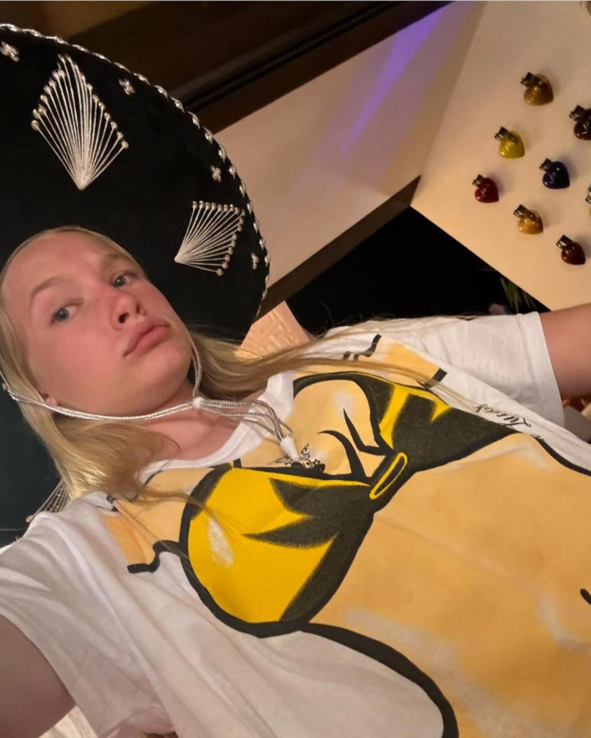 Maxwell in a sombrero.