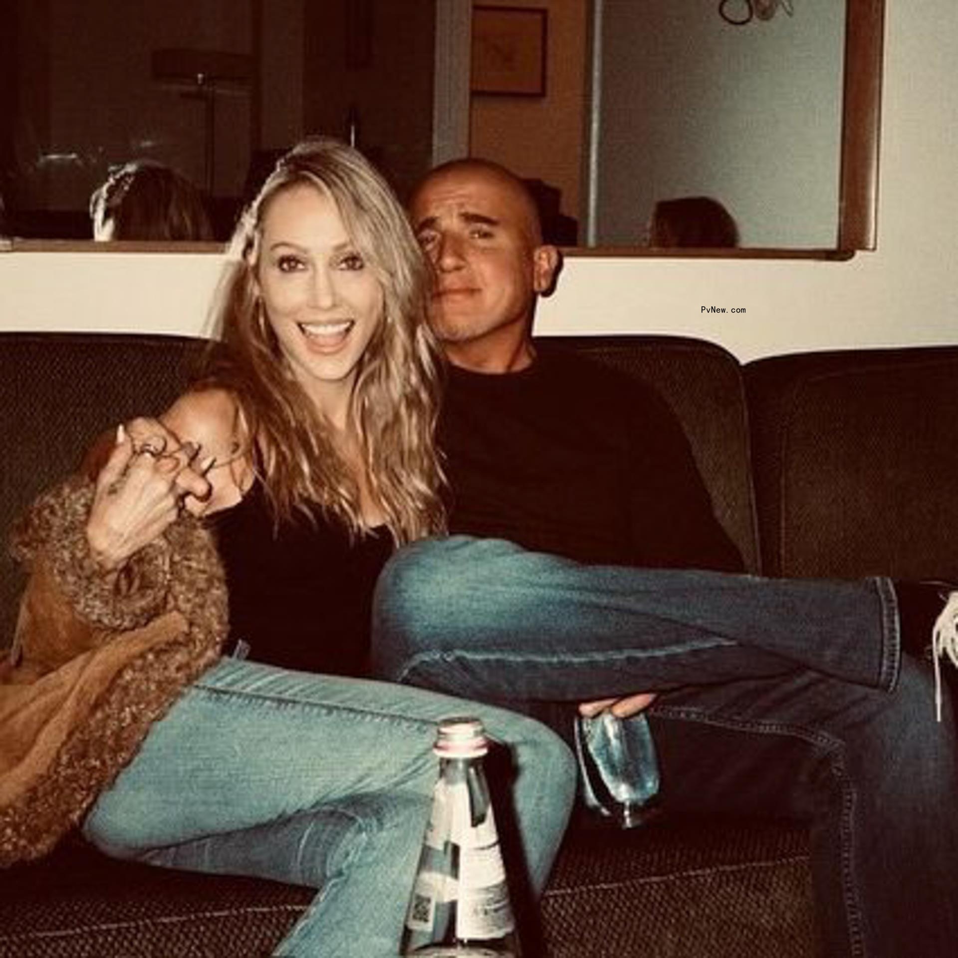 Tish Cyrus and Dominic Purcell