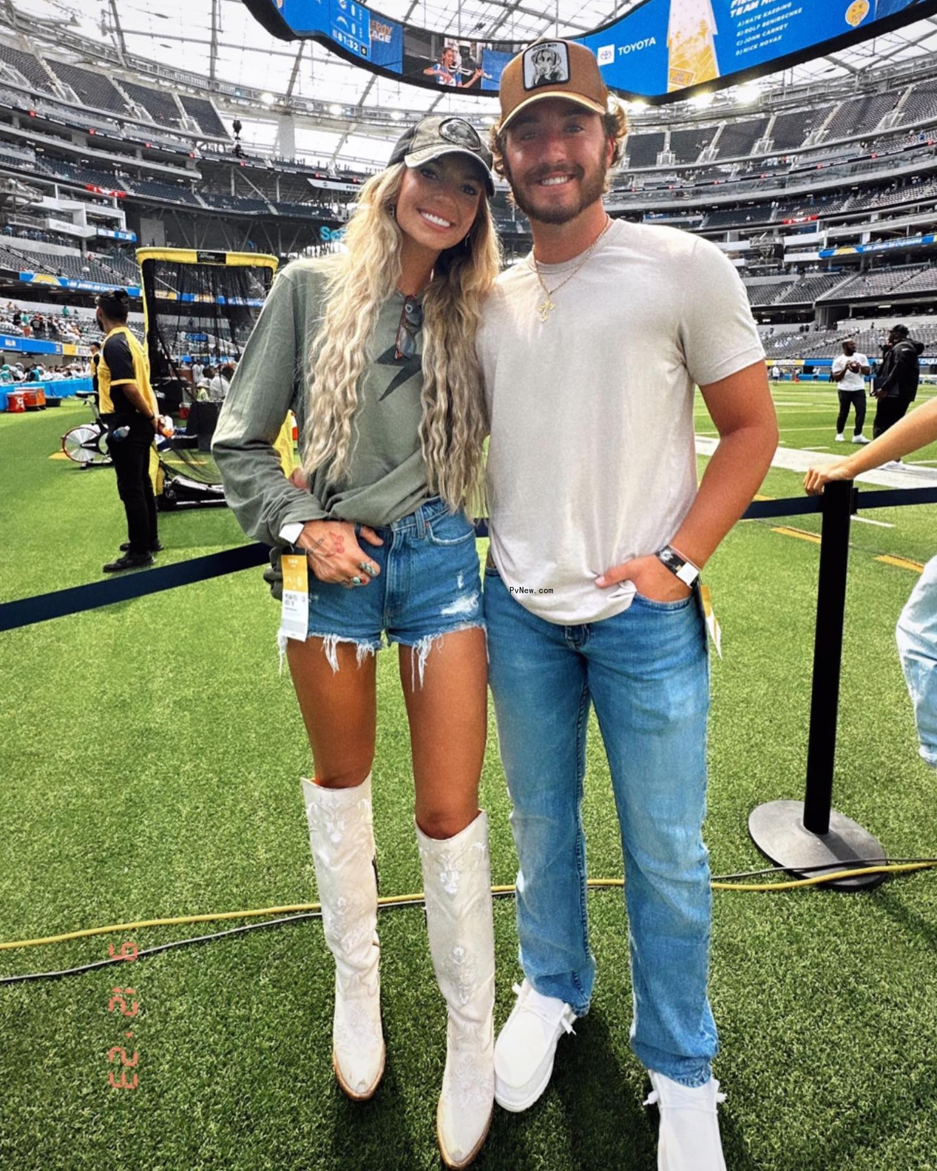 KT Smith and Morgan Wallen