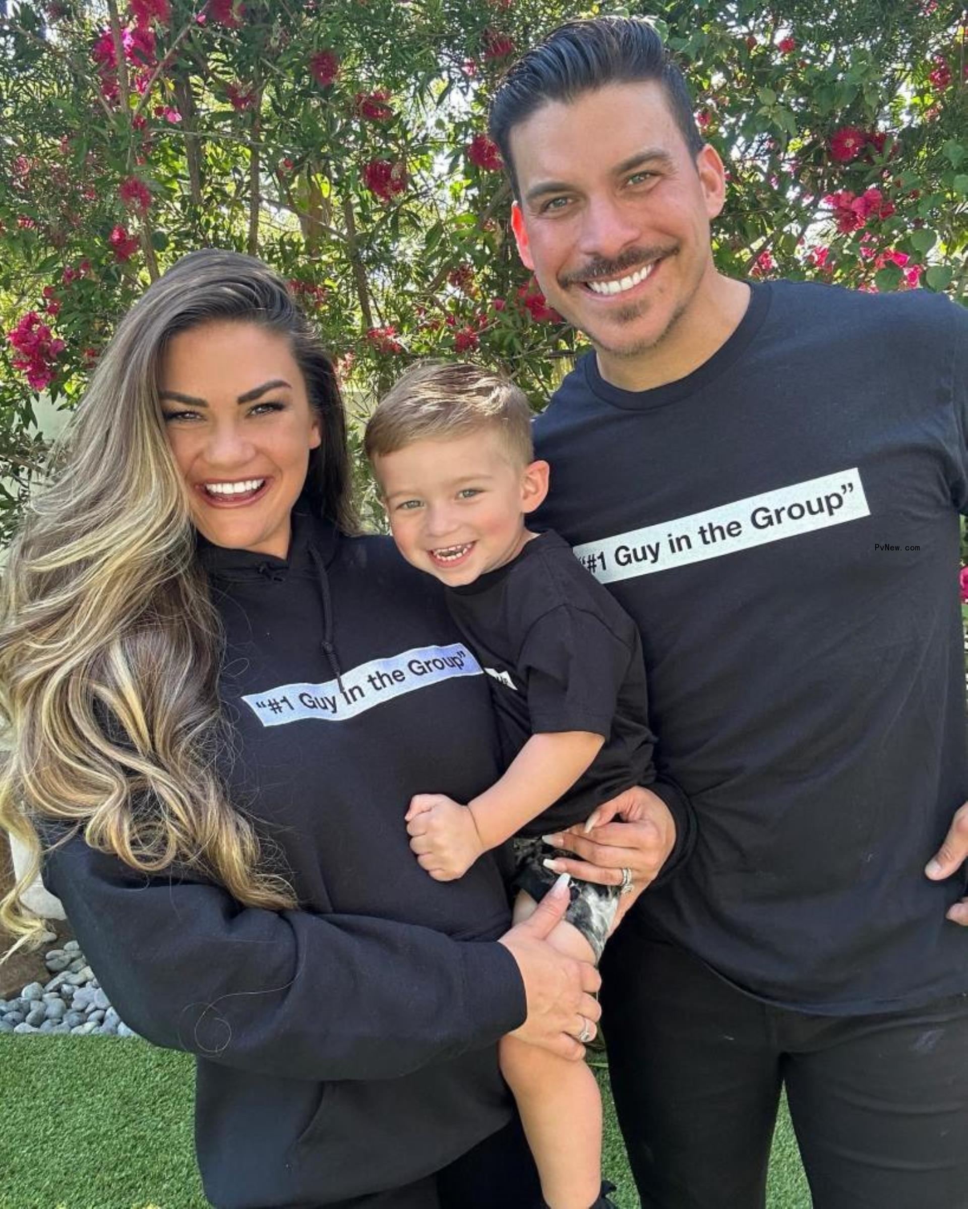 Jax Taylor and Brittany Cartwright wit their son