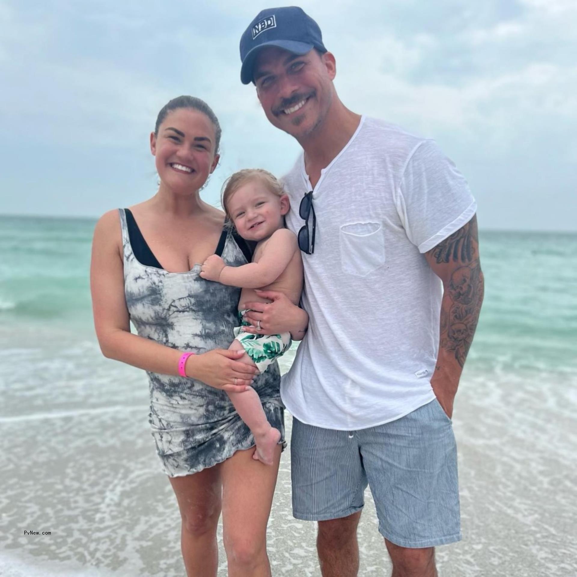 Jax Taylor and Brittany Cartwright with their son