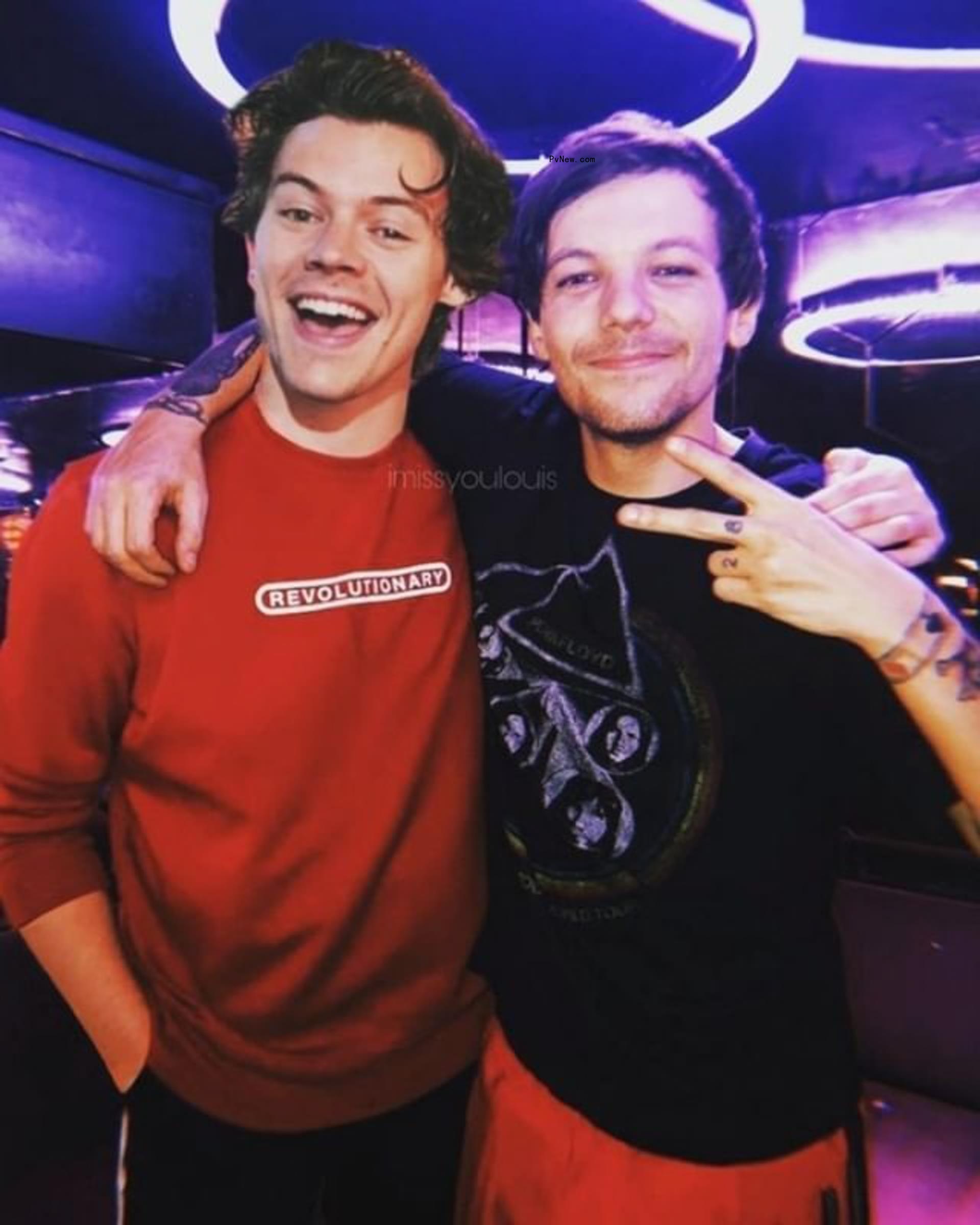 Harry Styles and Louis Tomlinson