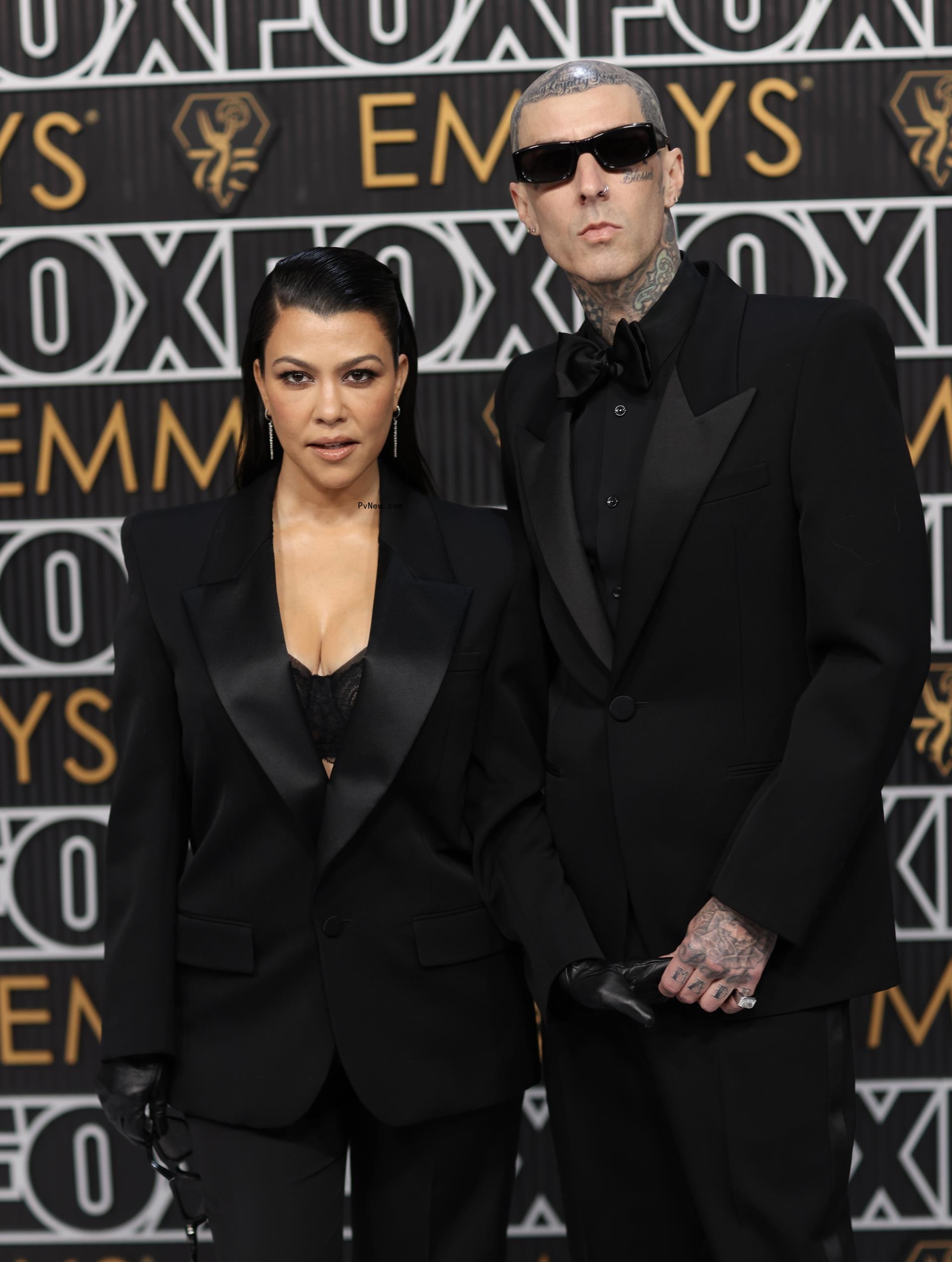 Kourtney Kardashian and Travis Barker