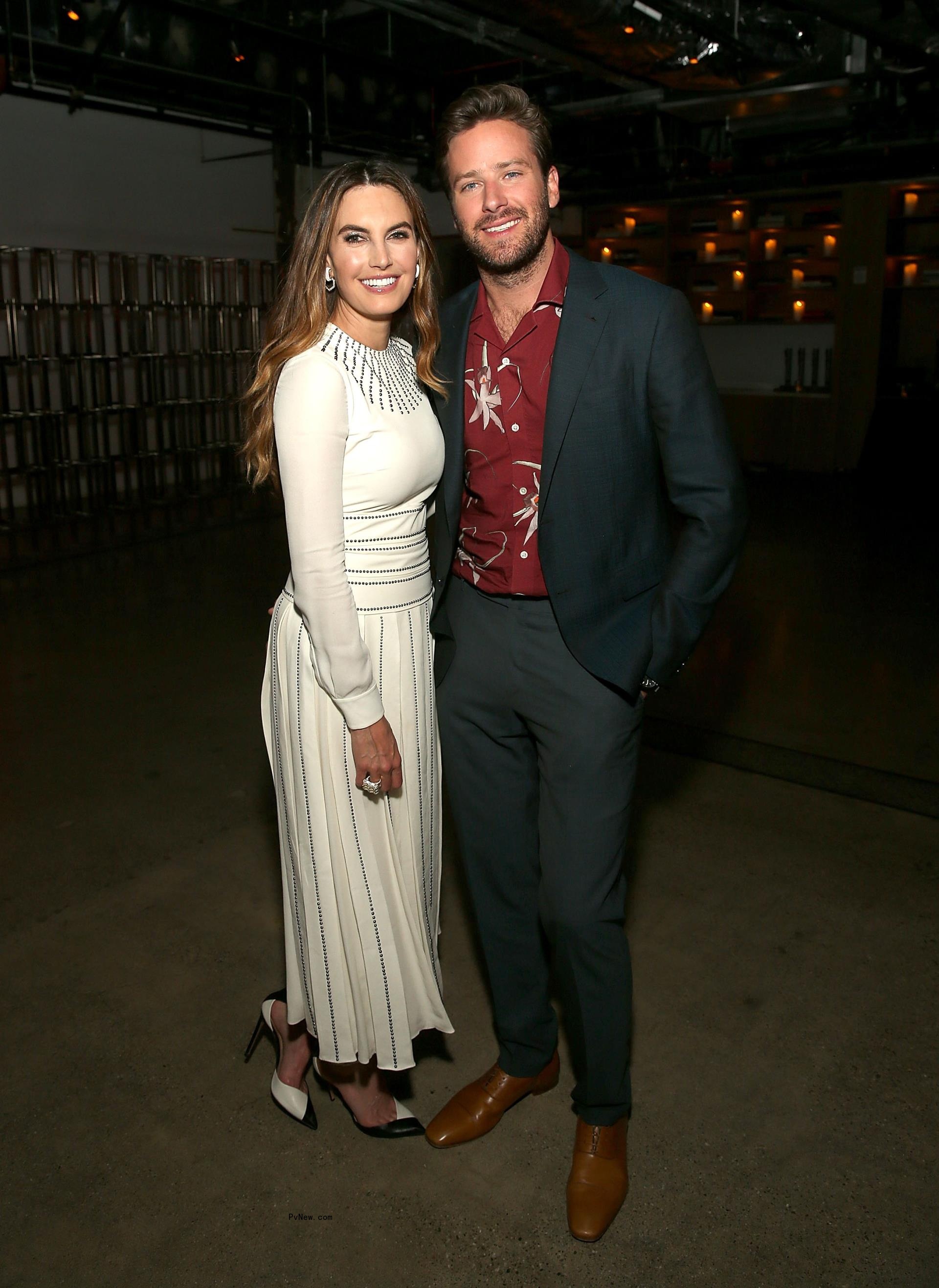 Elizabeth Chambers and Armie Hammer