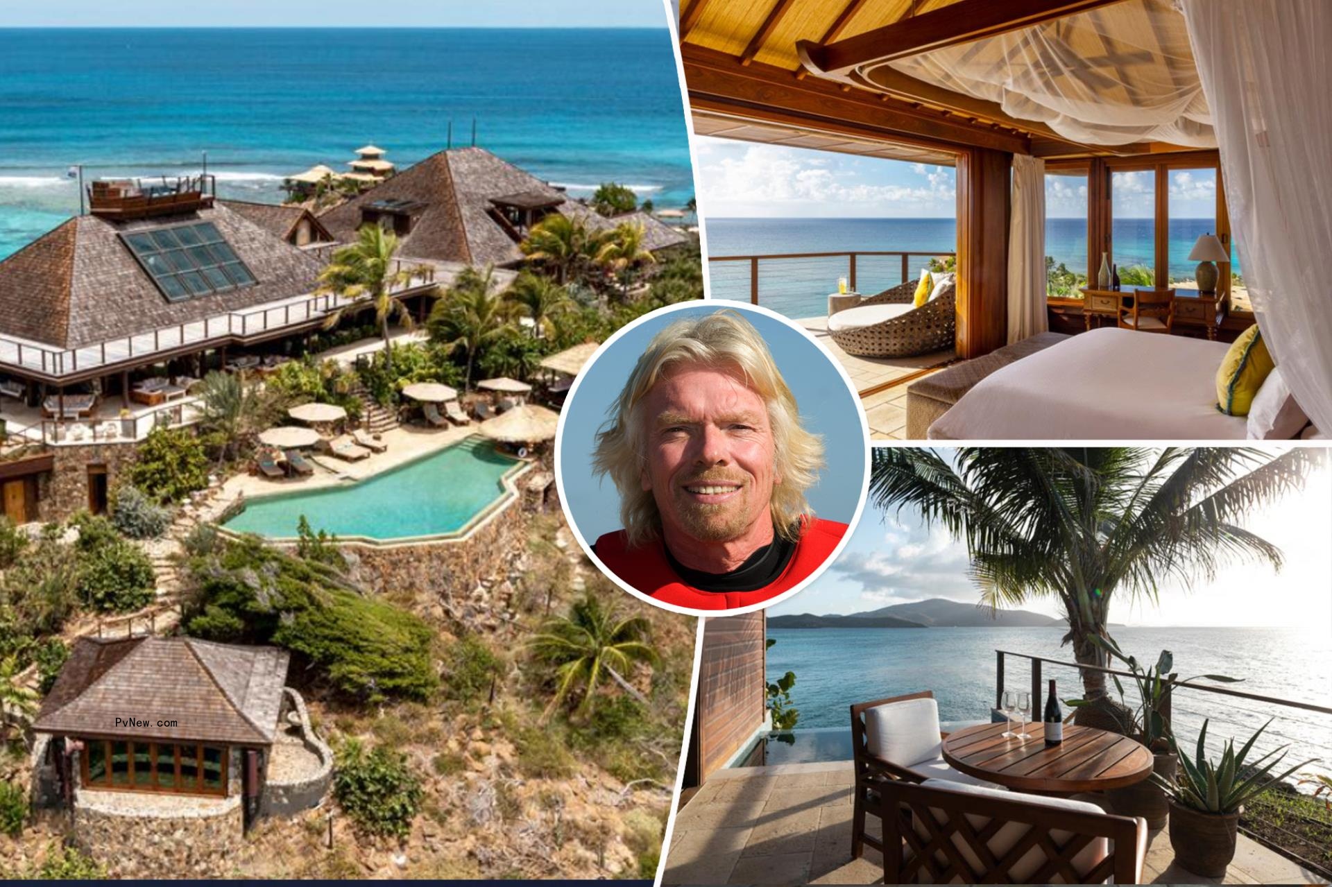 Inside billio<i></i>naire Richard Branson’s private island you can rent for $118K per night: Private chef, infinity pool, spa and more