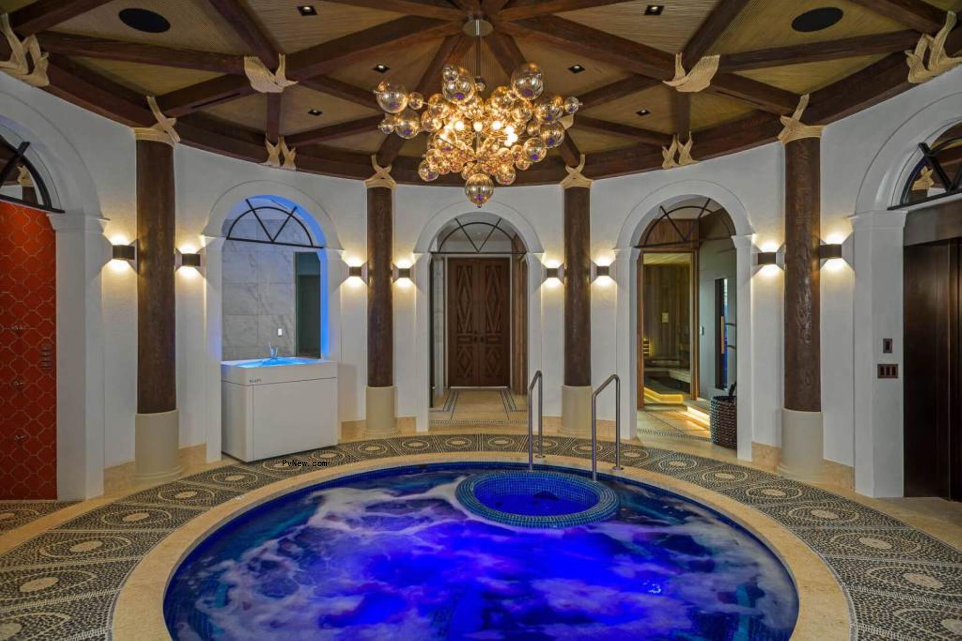The spa in the Villa La Datcha in Cabo San Lucas.