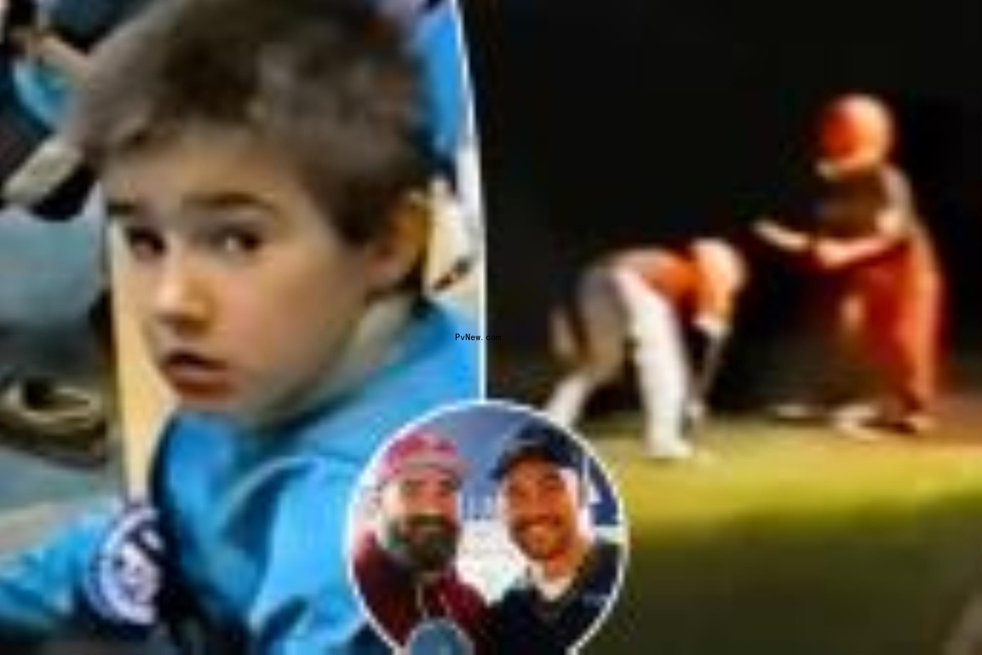 Jason and Travis Kelce as kids