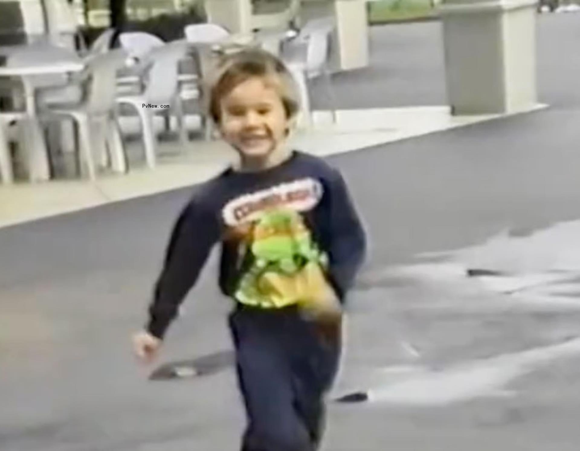 Jason Kelce as a child.