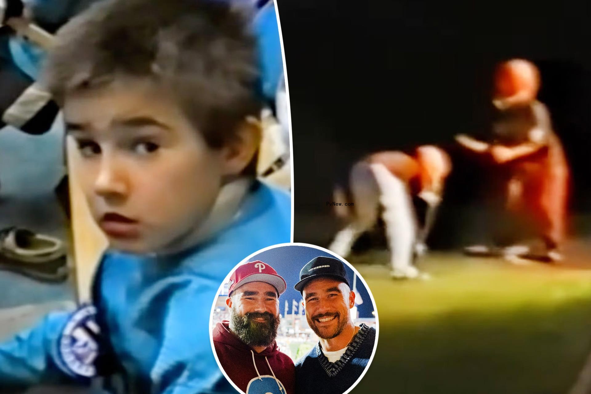 Travis Kelce makes Swifties cry with adorable childhood footage of himself, brother Jason: ‘Who’s cutting onions!’