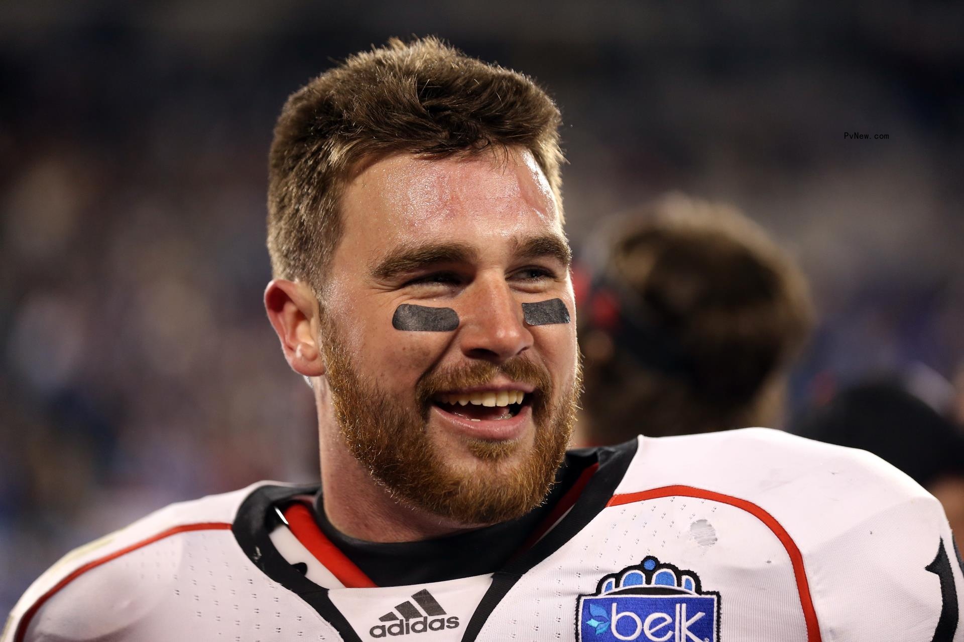 Travis Kelce when he played college football.