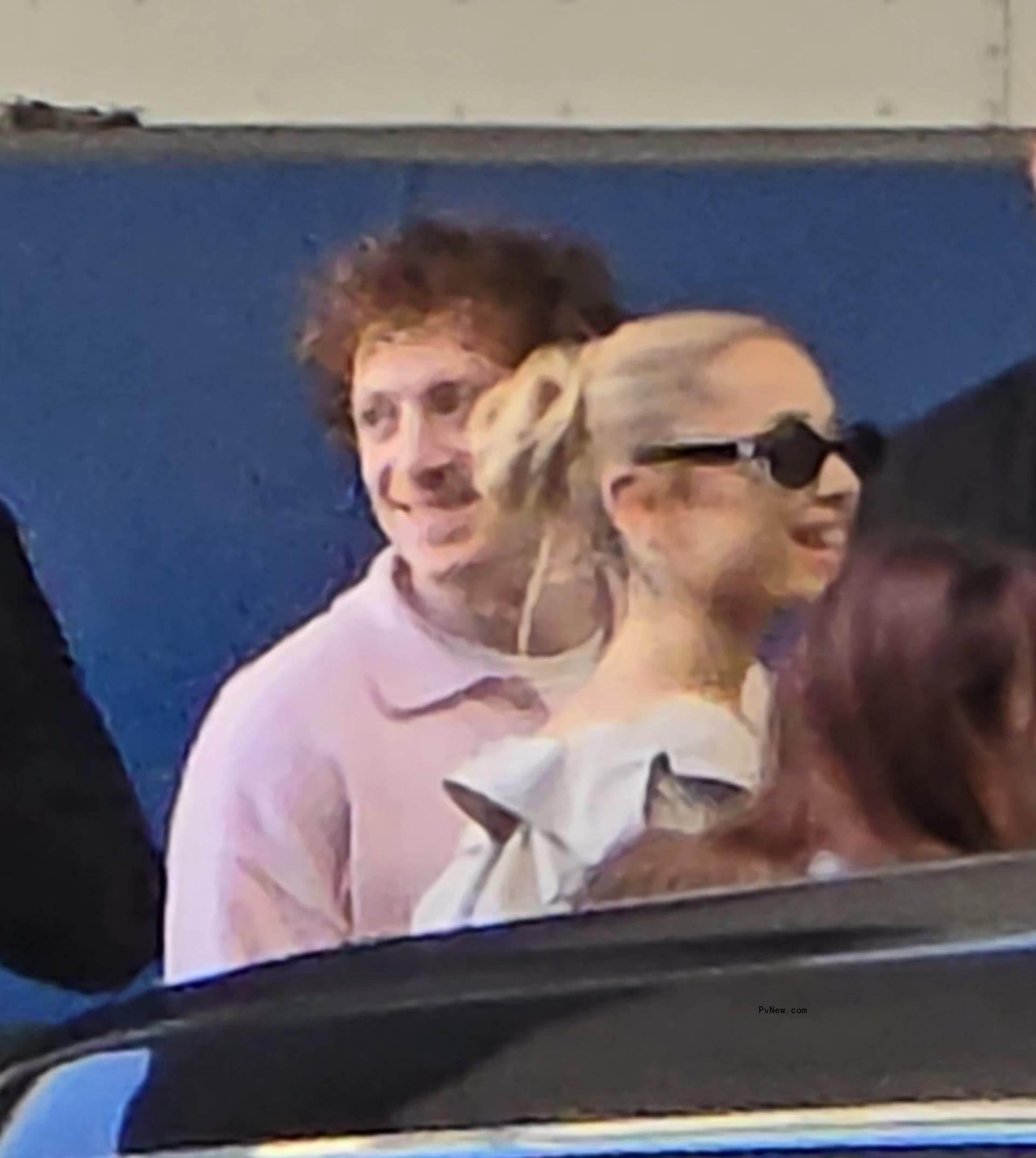 Ethan Slater and Ariana Grande.